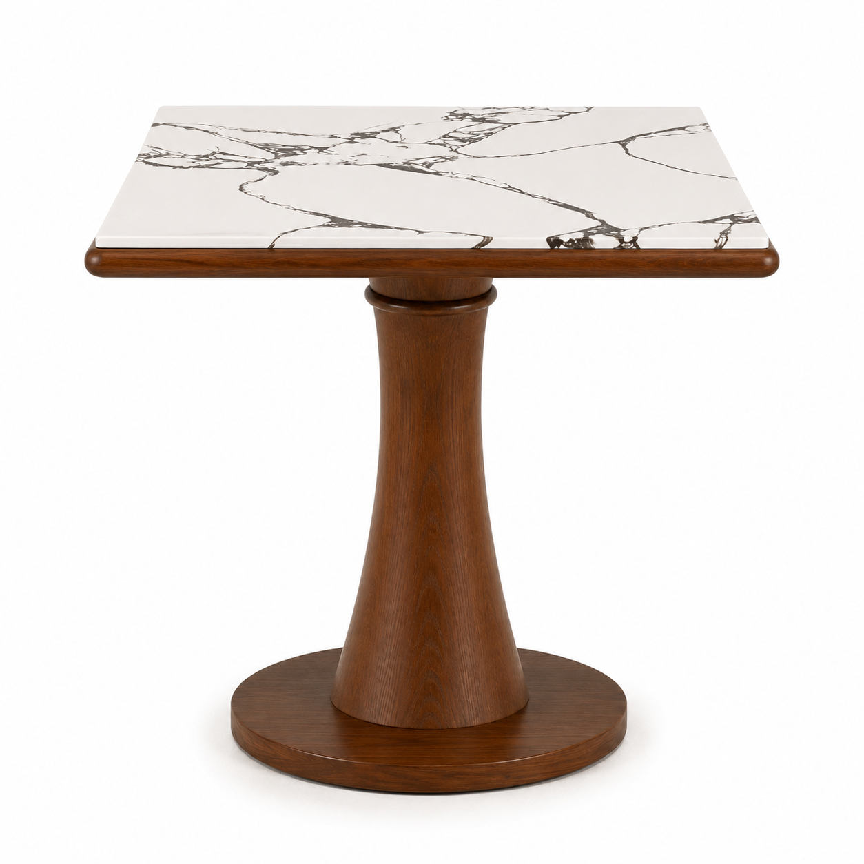 Table carré en céramique 75x75 cm