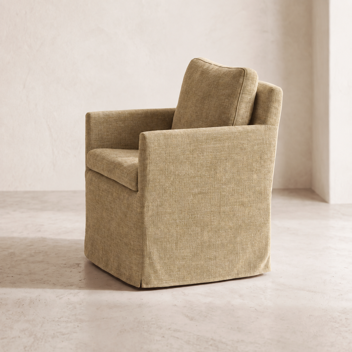 Fauteuil CARMEL Lin Beige Homa Home