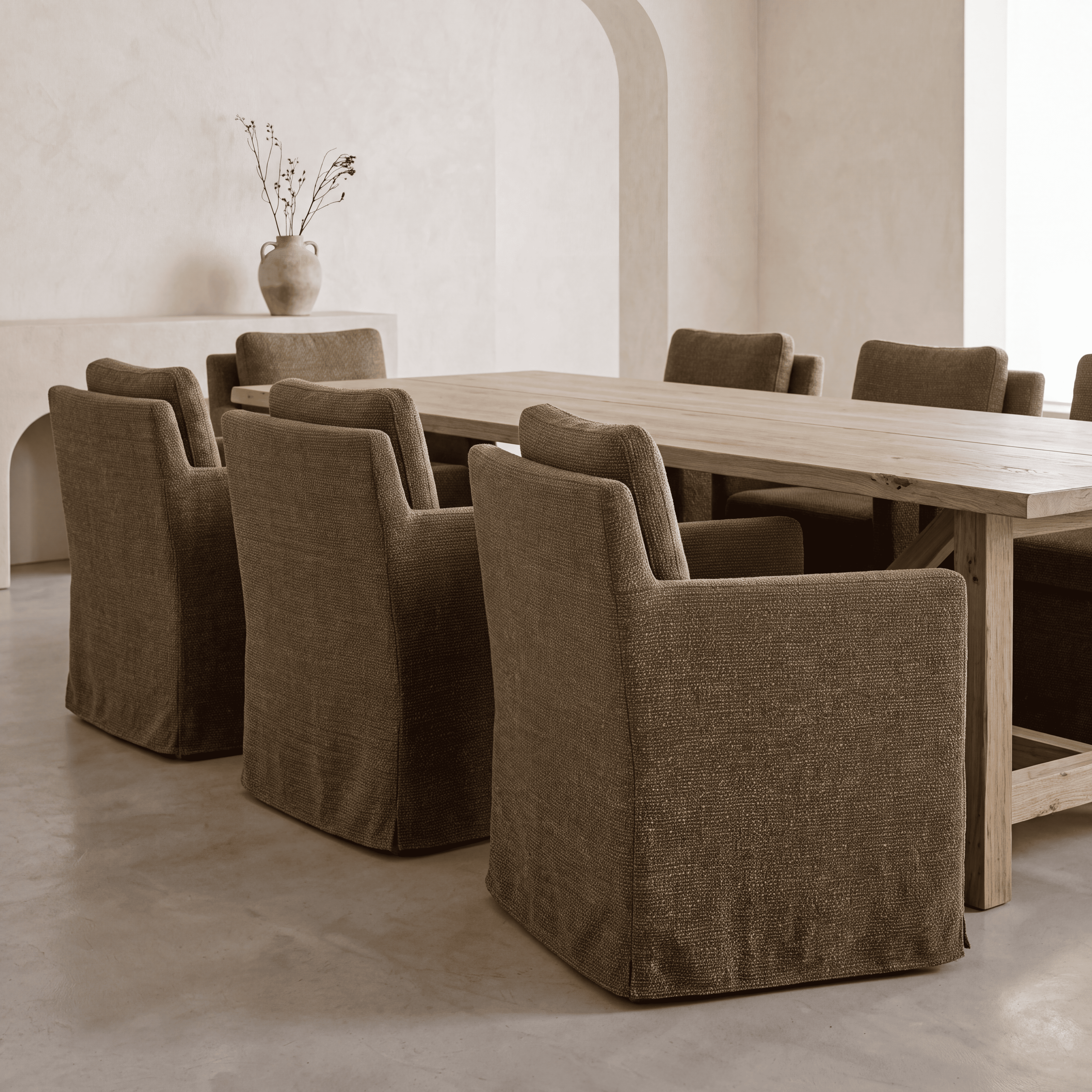 Fauteuil Carmel Lin Kaki Homa Home