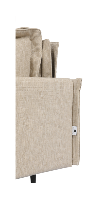 Canapé AMSTERDAM Beige 260cm homa home