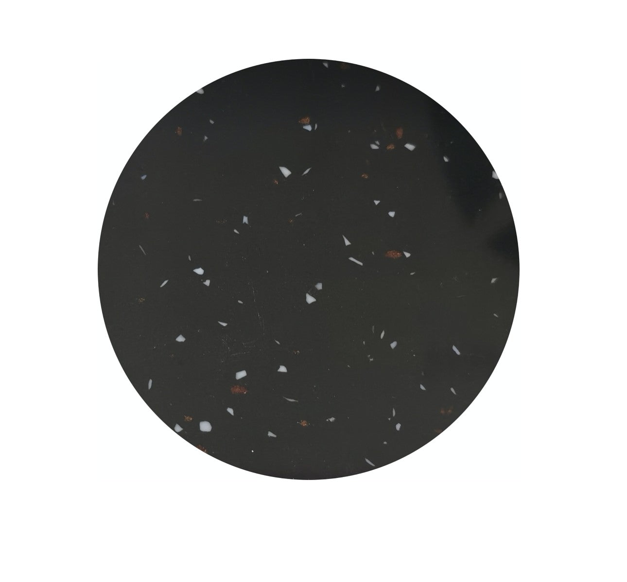 Plateau de table rond noir homa home
