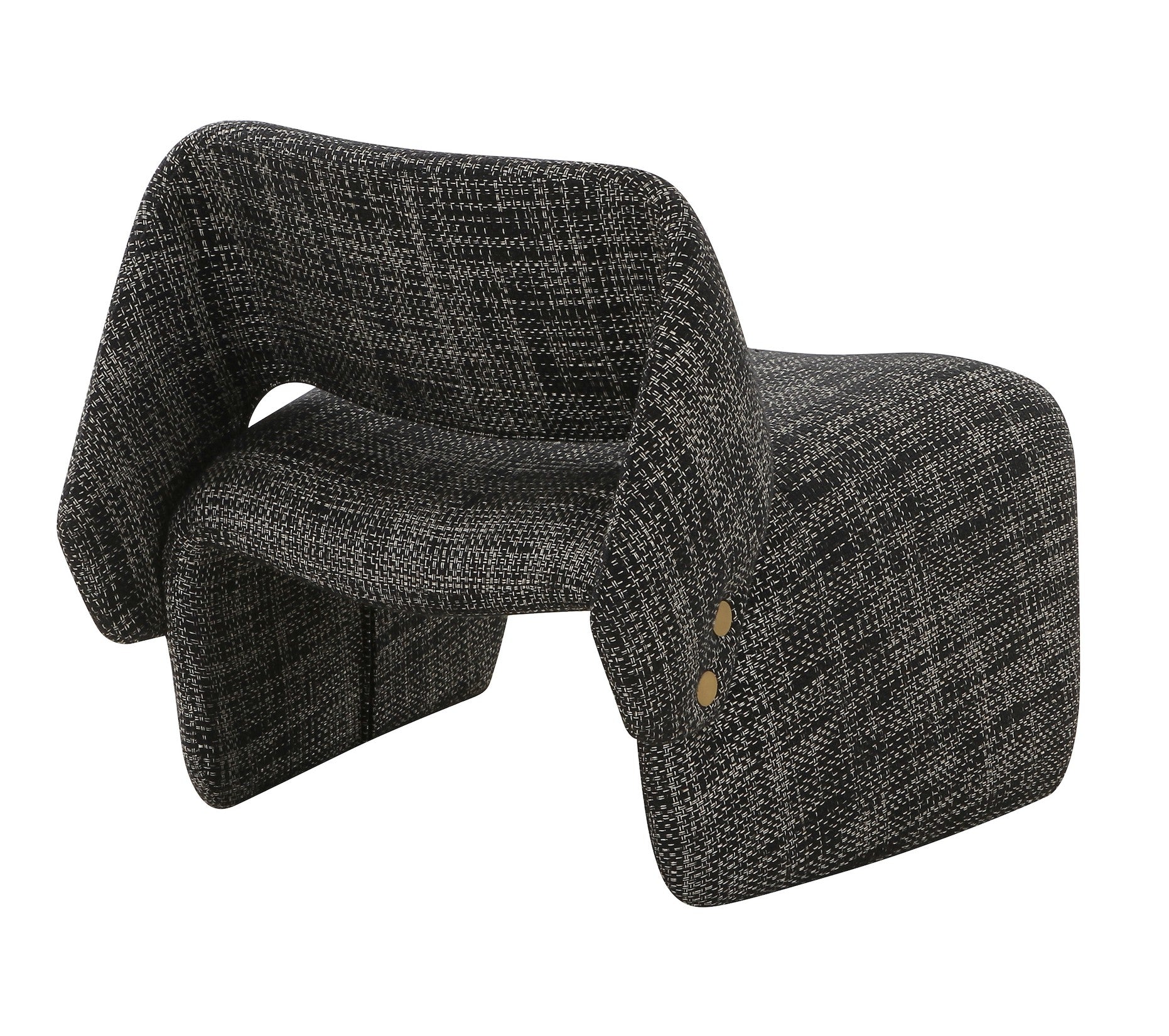Fauteuil ROMA Gris chiné L'Empreinte
