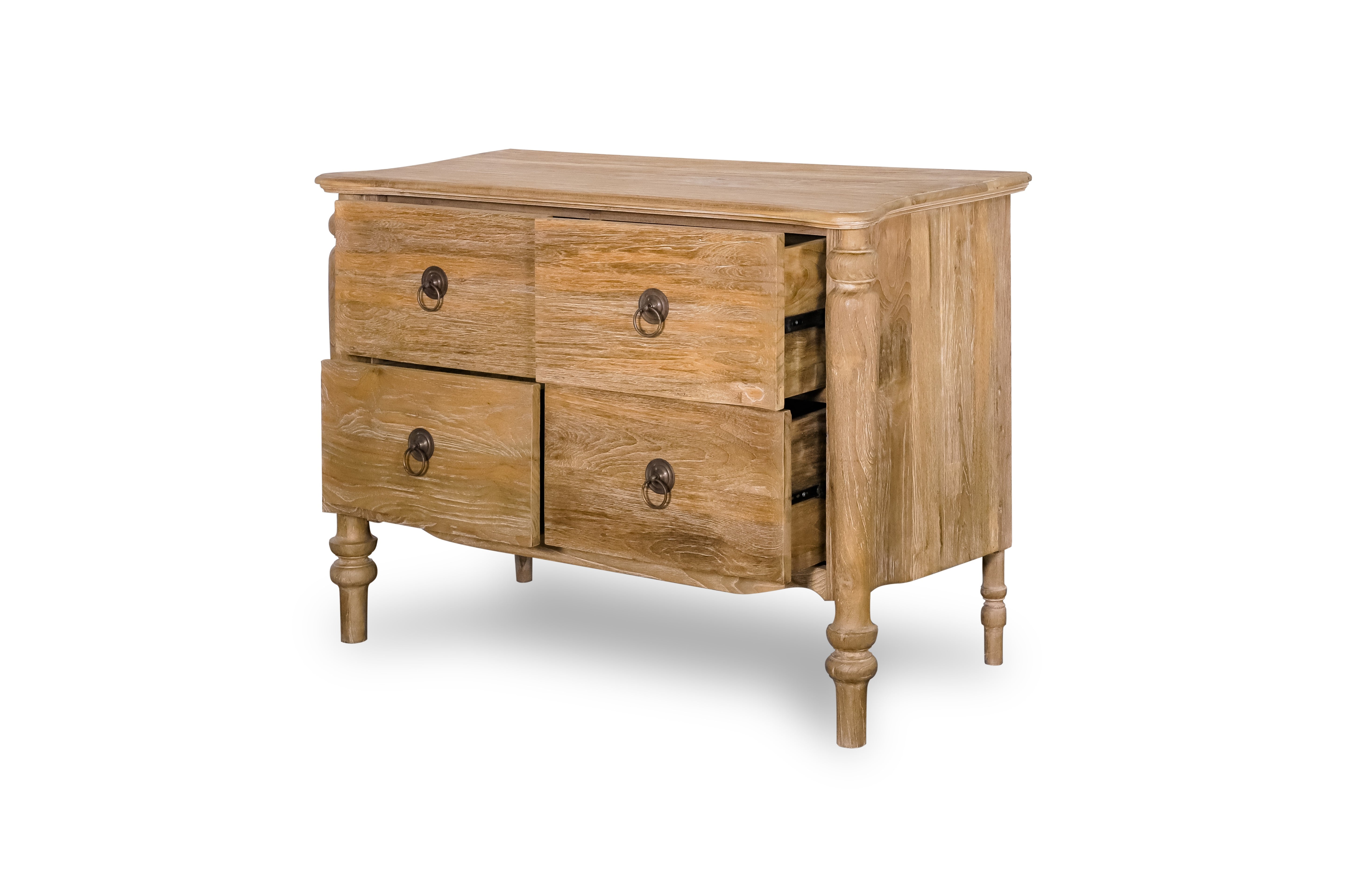 Commode Bubut teck homa home