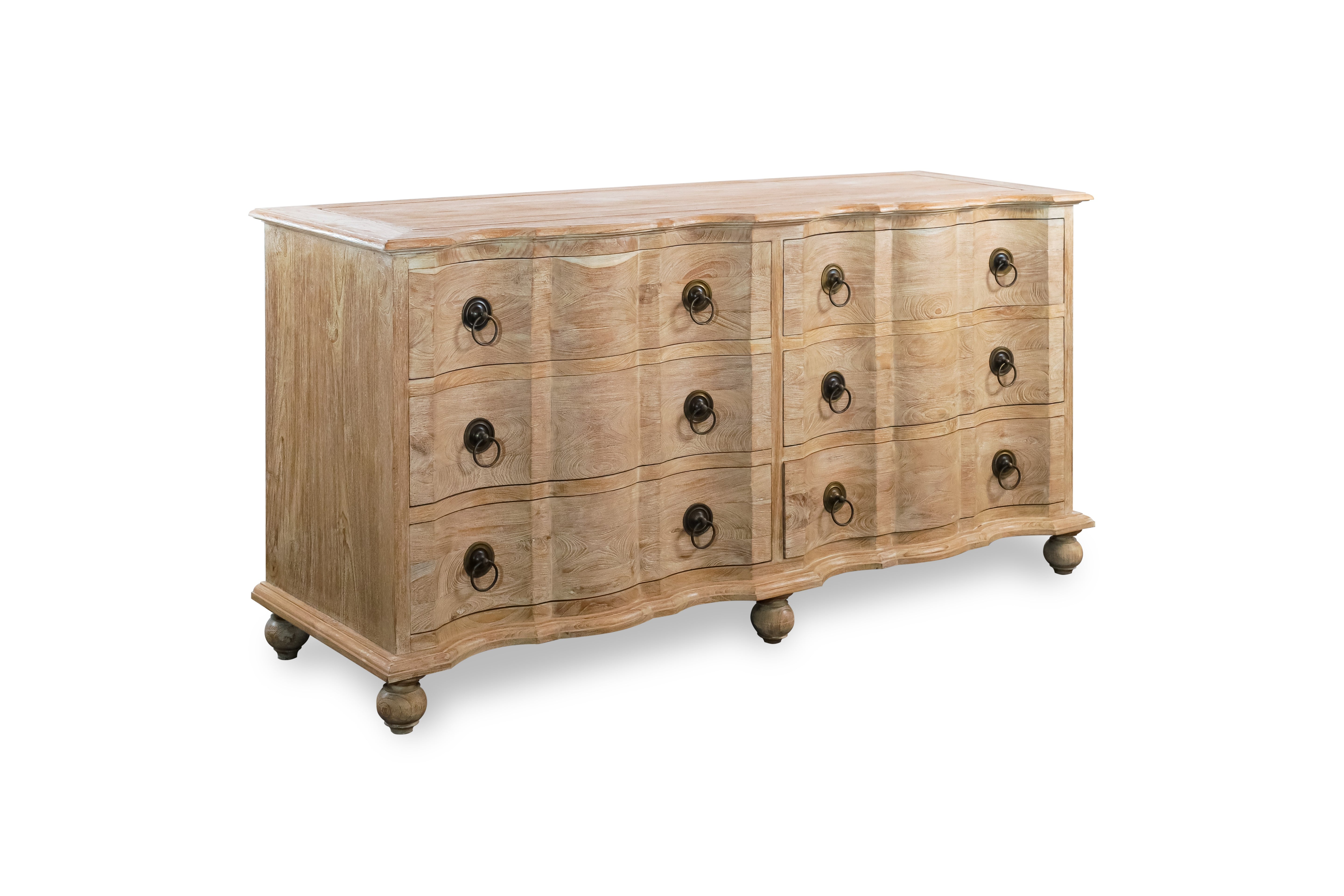 Commode Arbalette en vieux teck homa home
