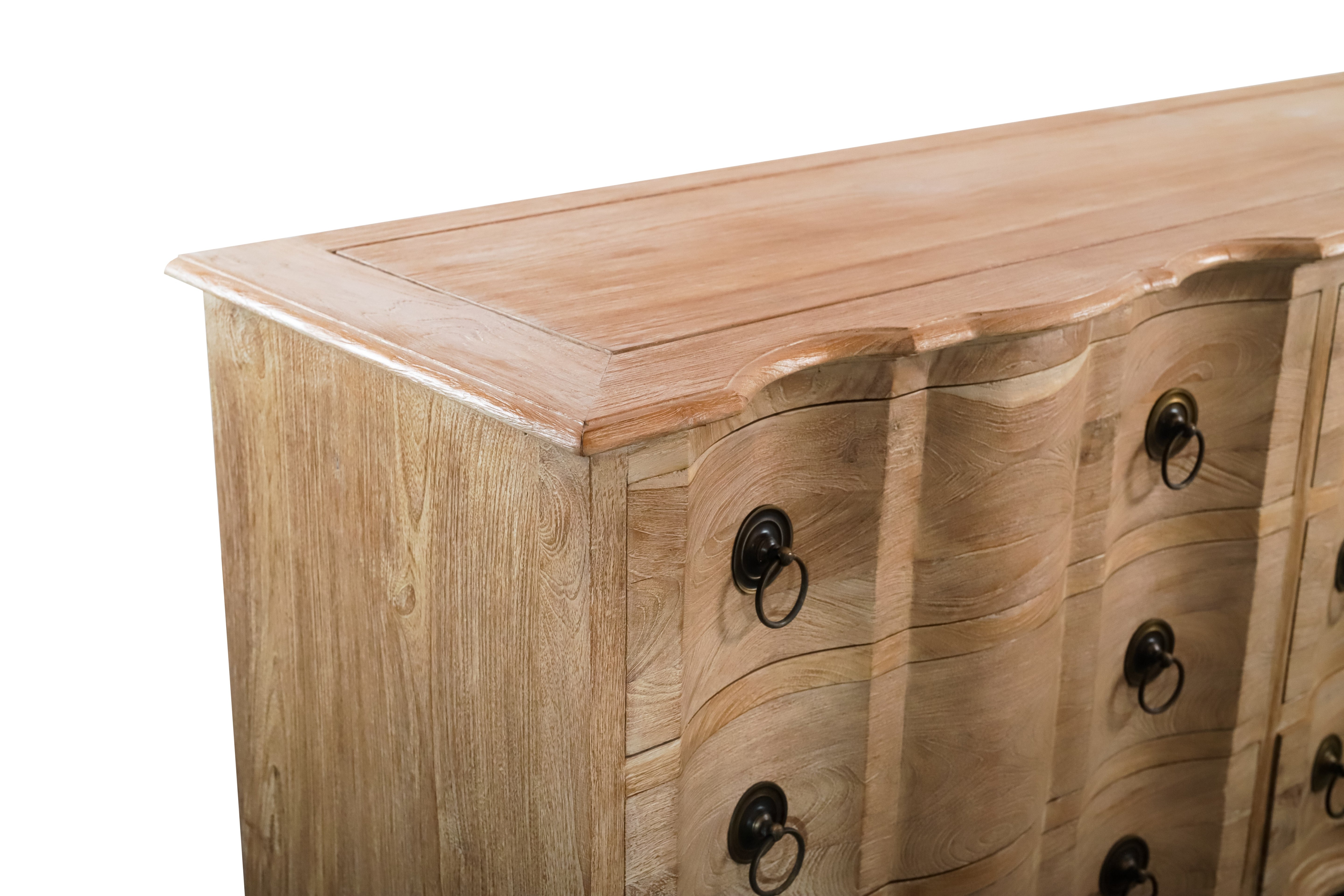 Commode Arbalette en vieux teck homa home