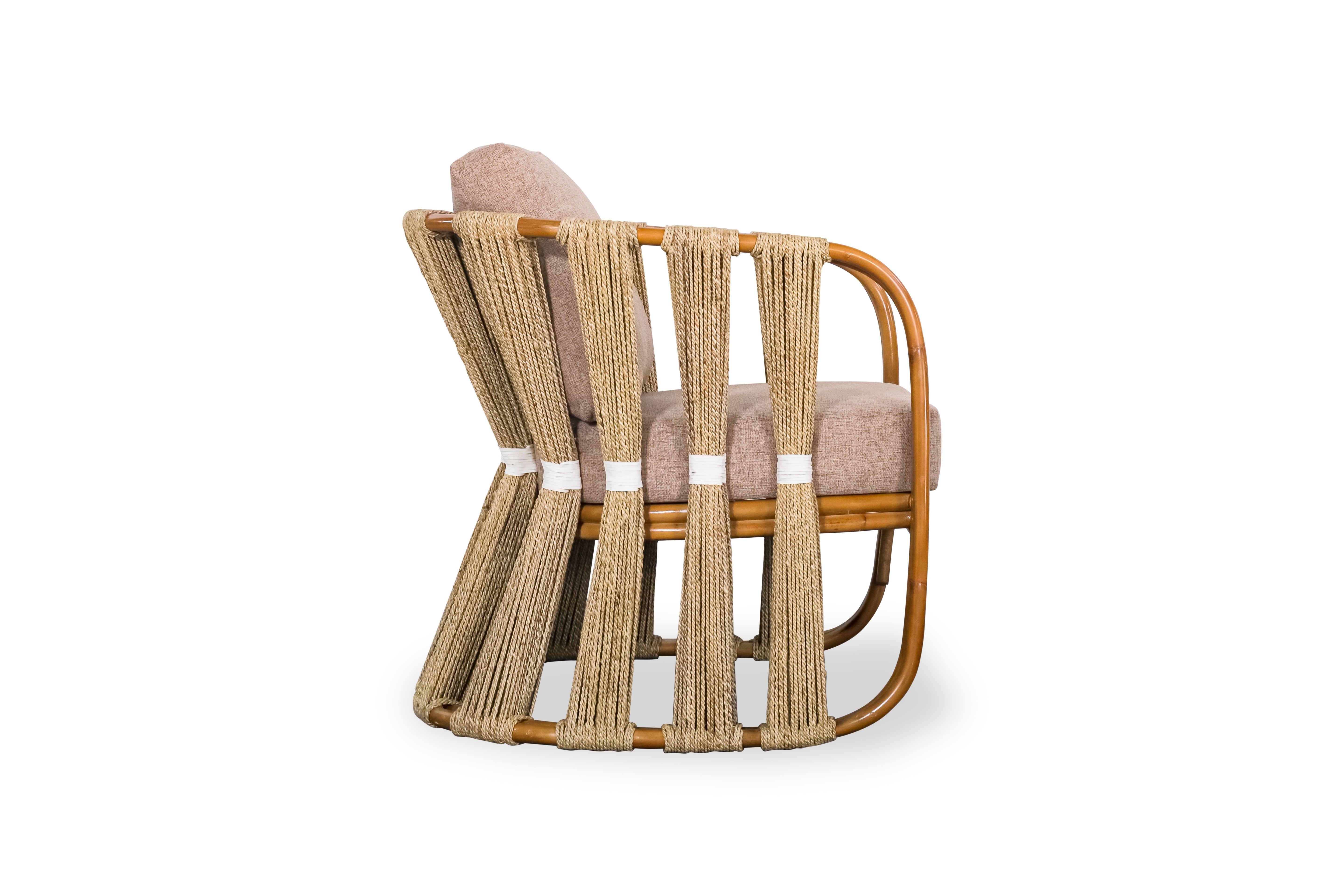 Fauteuil sablier tressé homa home