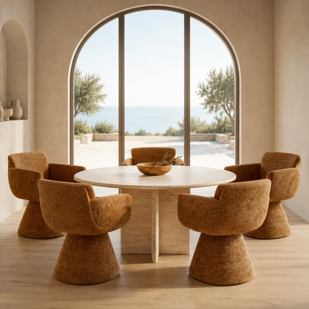 Fauteuil Pivotant Lexi Ambre homa home
