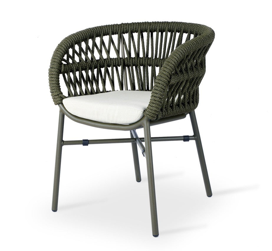 Chaise Mattea Verte foncé