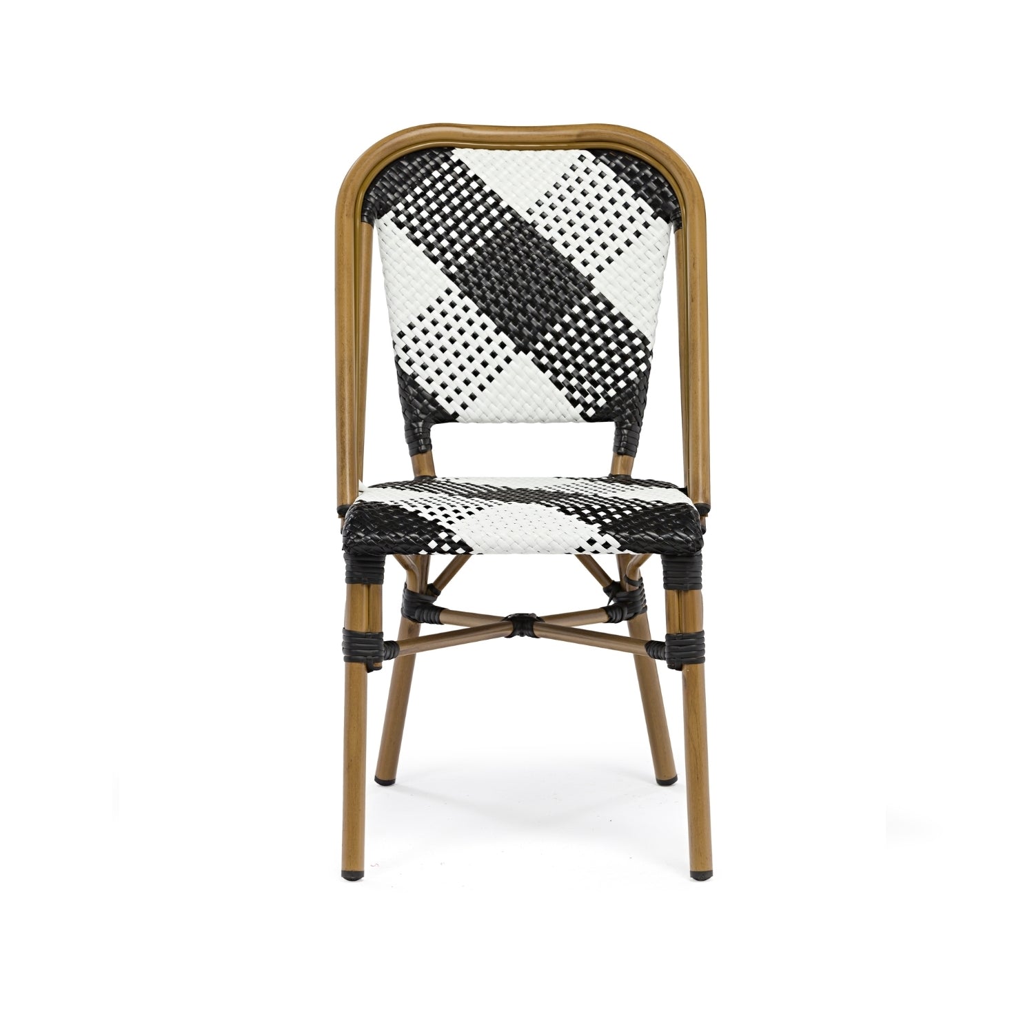 Chaise Ena noire/blanche homa home
