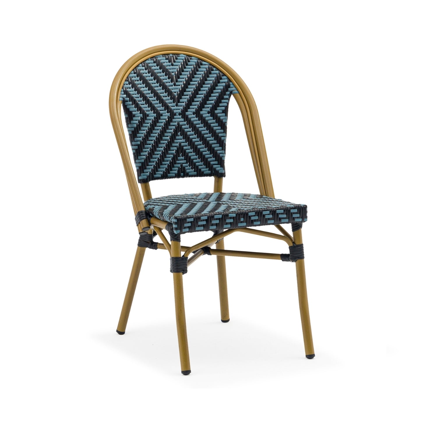 Chaise Daria bleue/noire homa home