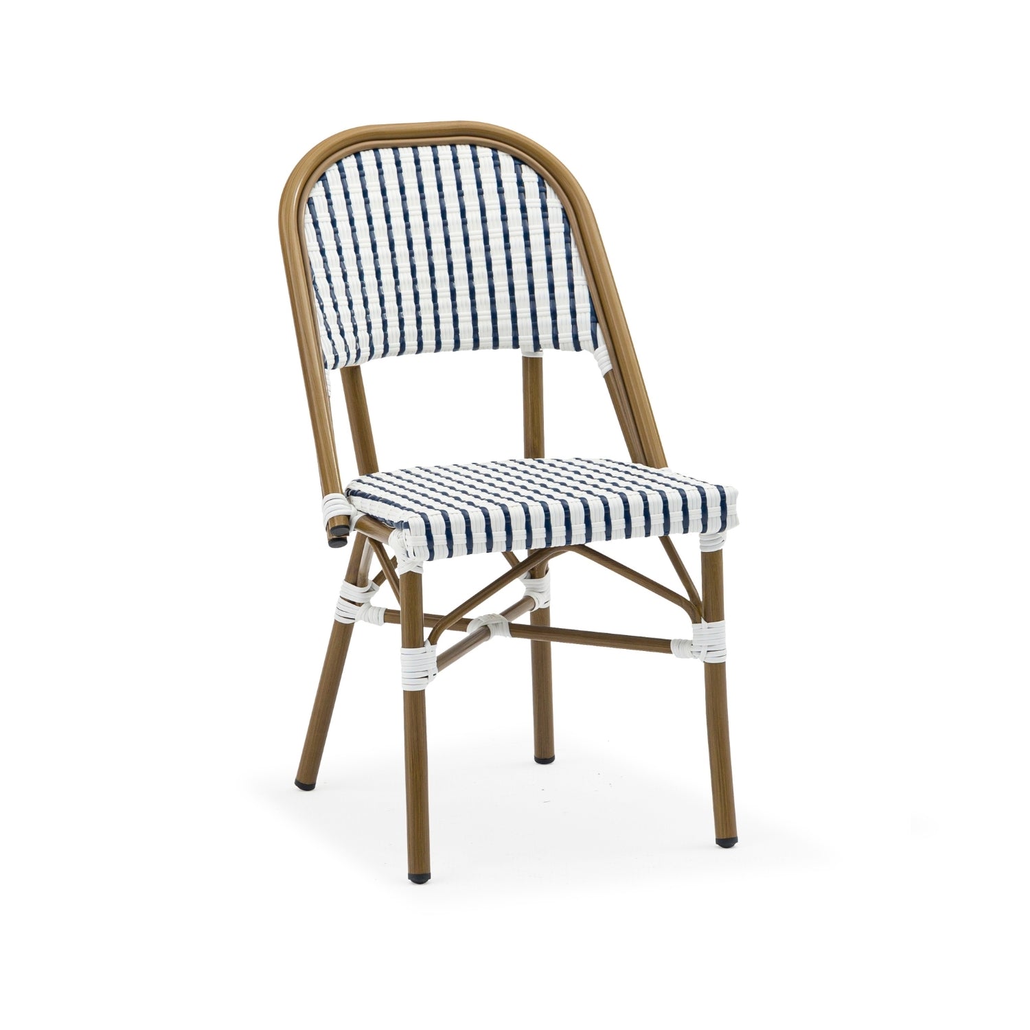 Chaise Bruna blanche/bleue homa home