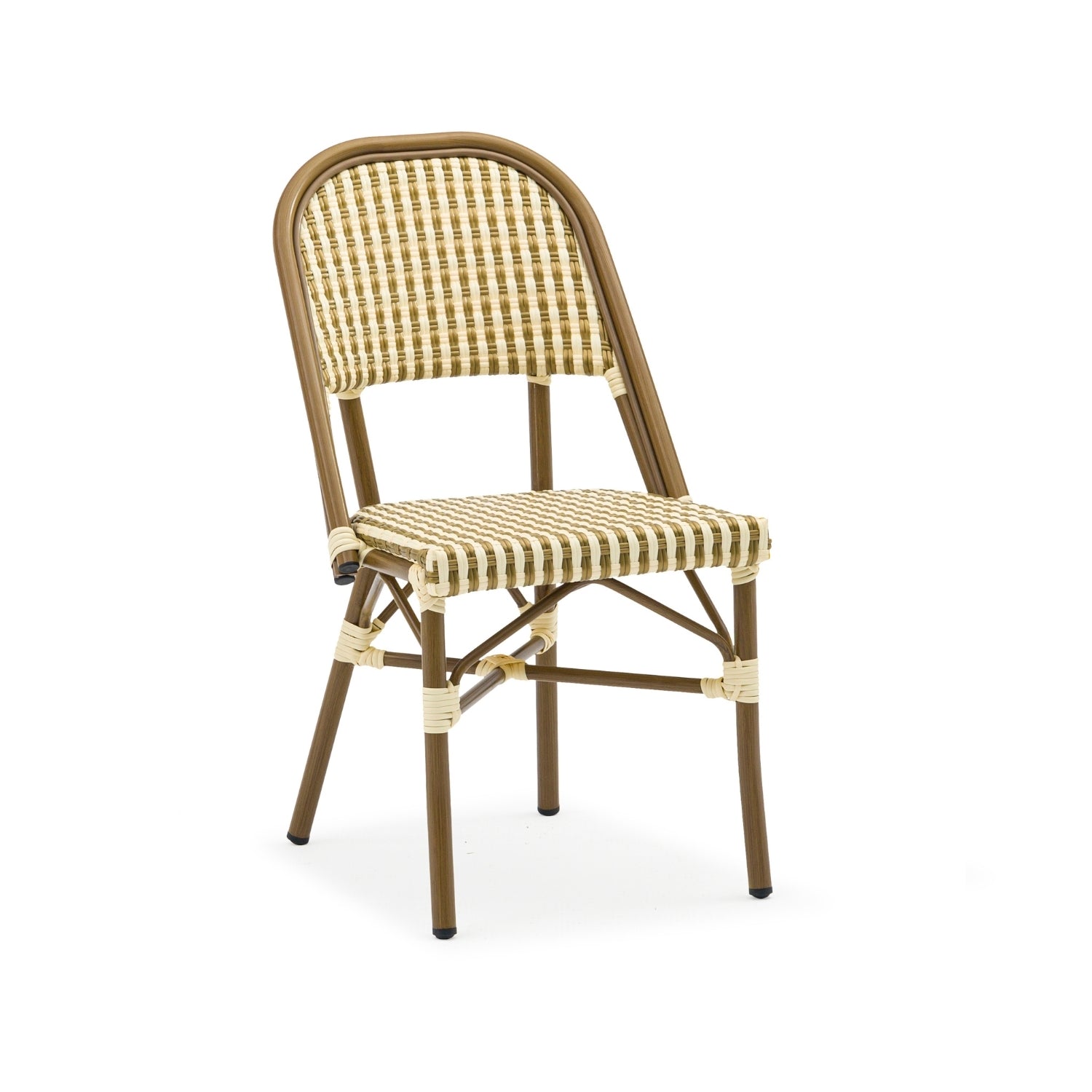 Chaise Bruna jaune/crème homa home