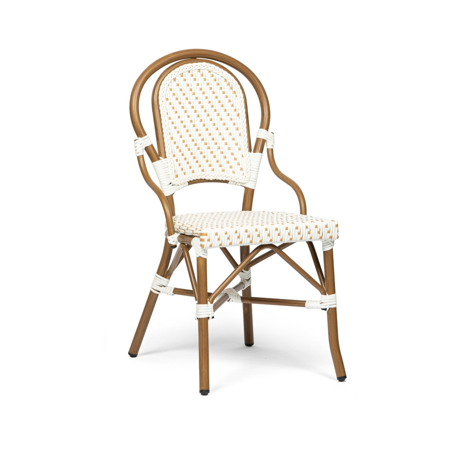 Chaise Mina blanche/beige homa home
