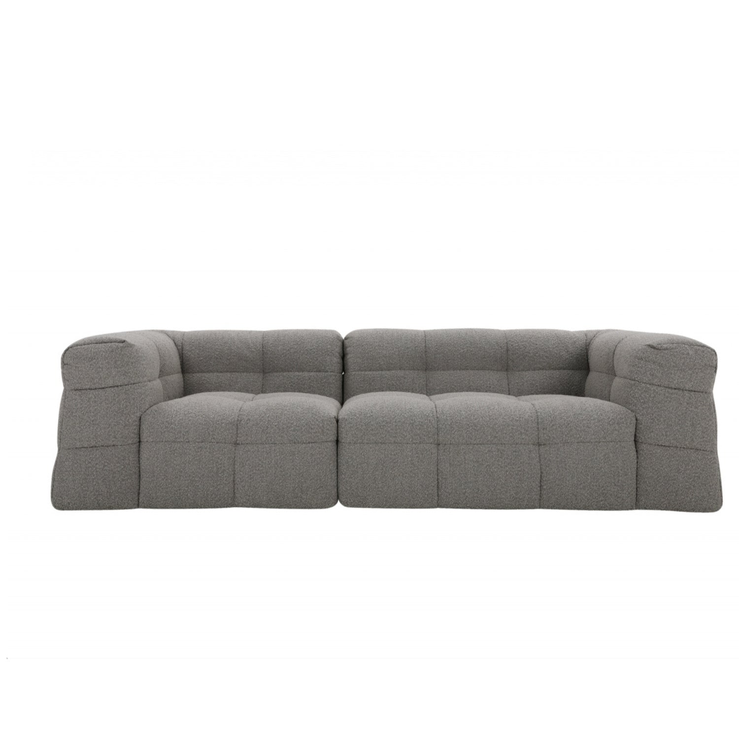 Canapé ASTANA bouclette taupe L'Empreinte