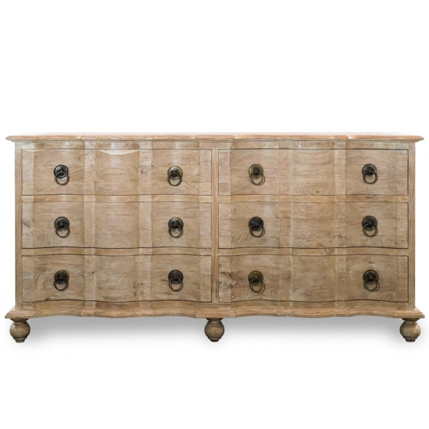 Commode Arbalette en vieux teck homa home