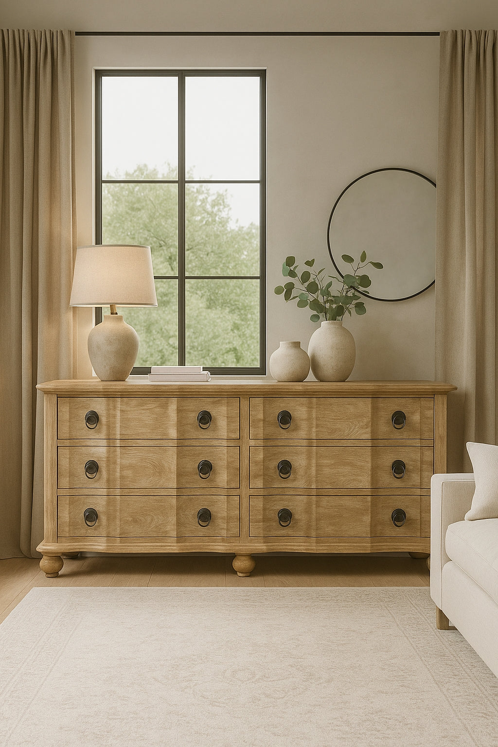 Commode Arbalette en vieux teck homa home