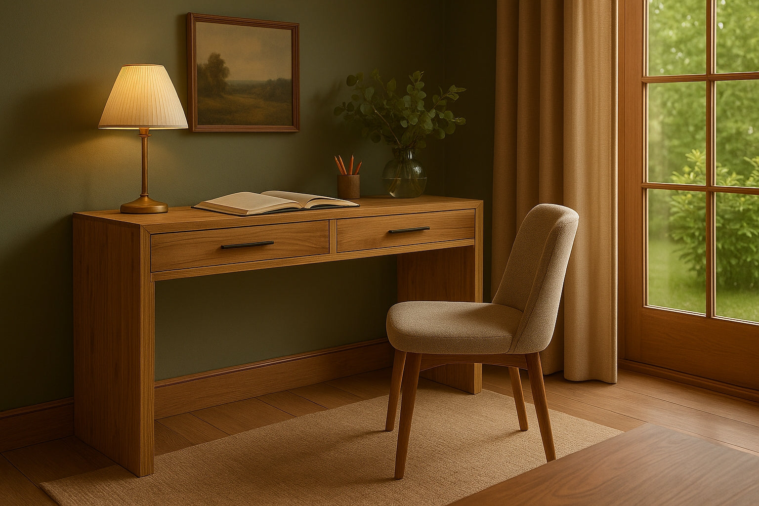 Console en teck L'Empreinte