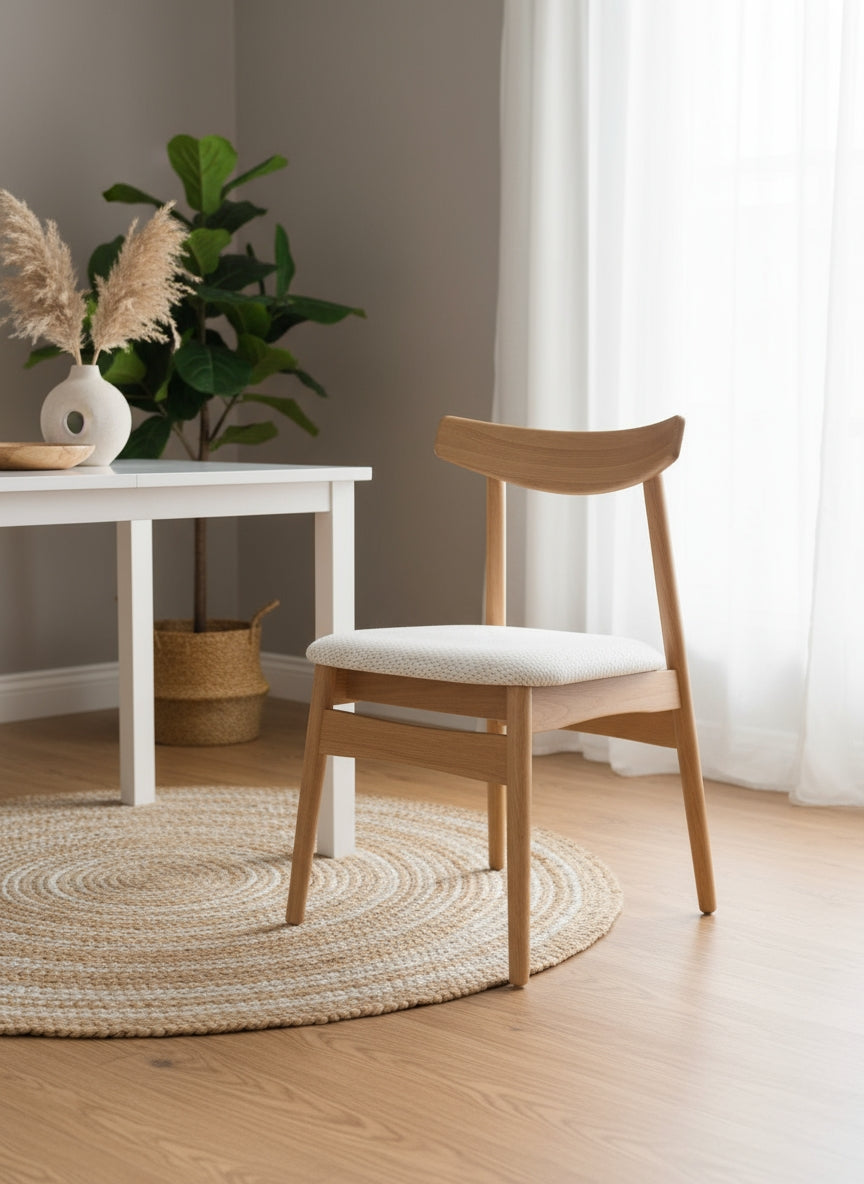 Chaise blanche vico L'Empreinte