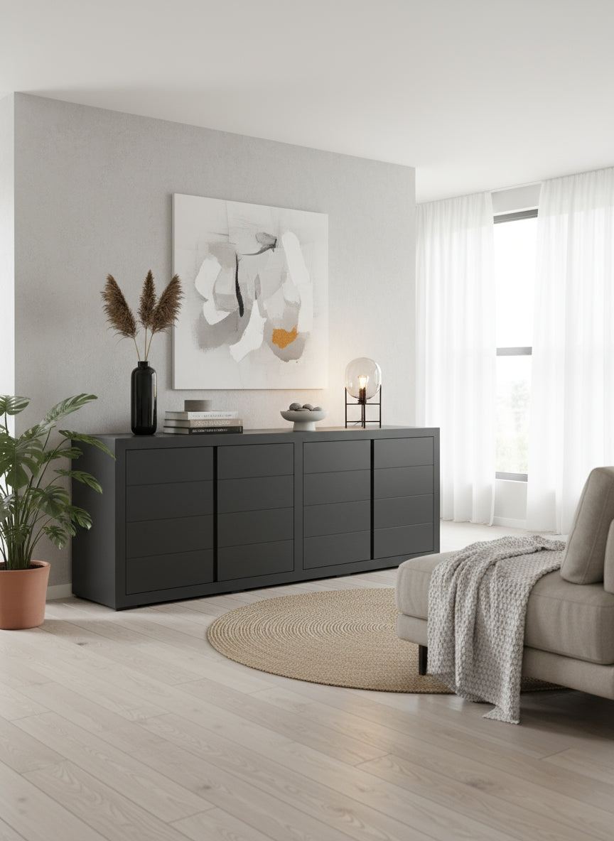 Buffet dark black mat L'Empreinte