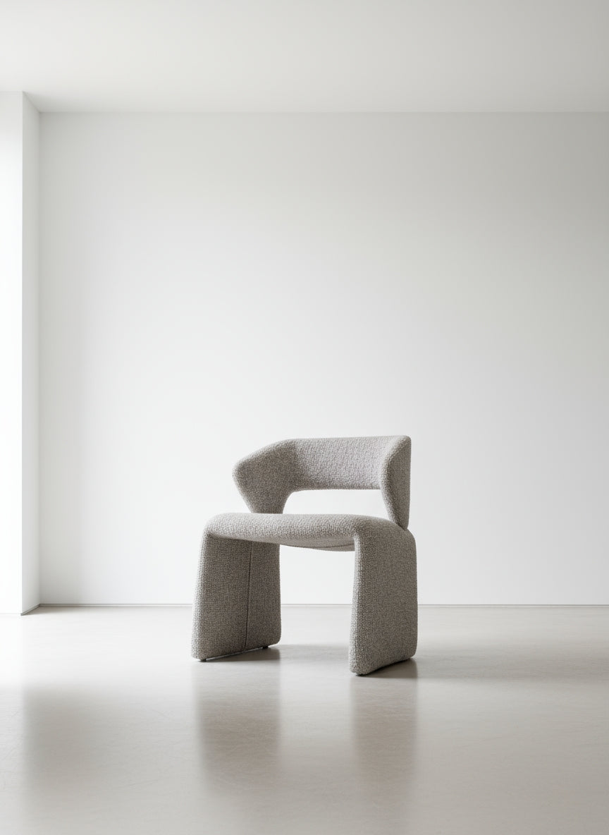 Chaise Roma Tissus Bouclette