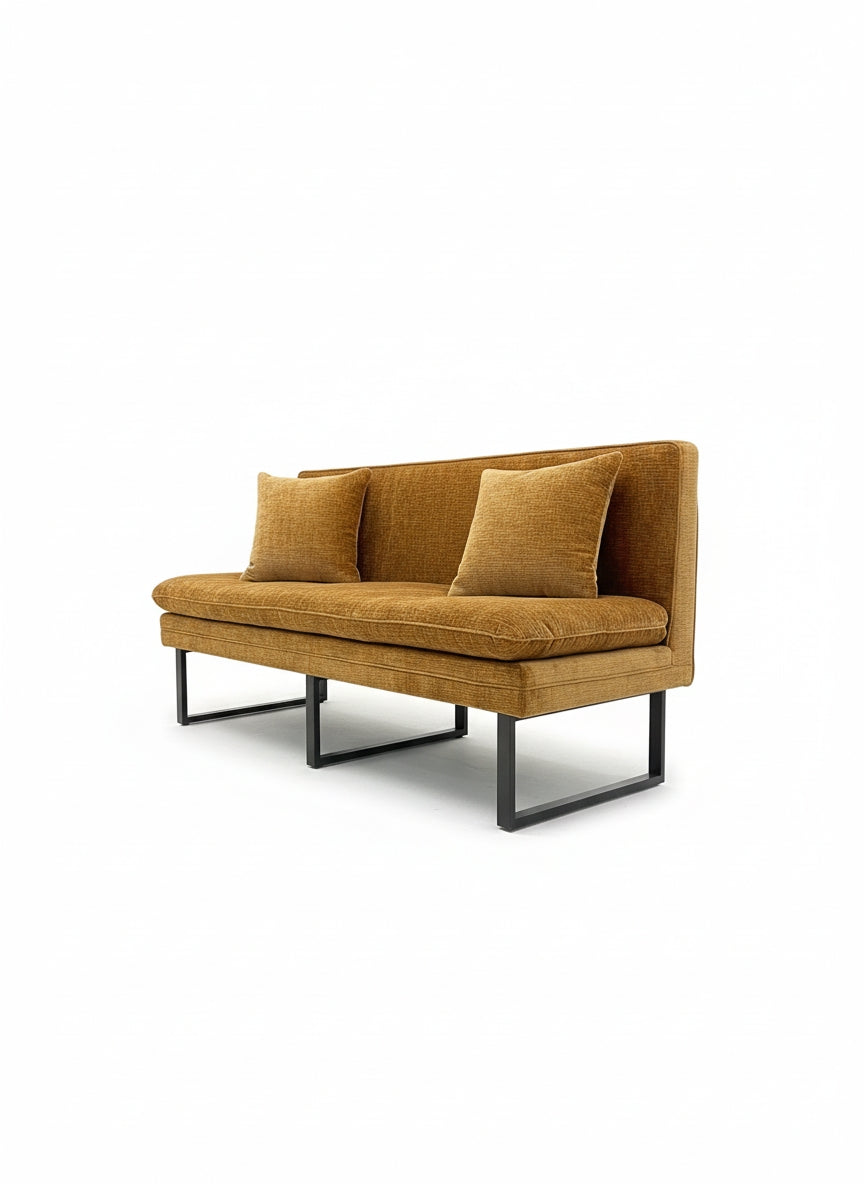 Banquette sur pied Como Ocre 180cm homa home