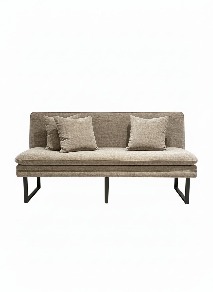 Banquette sur pied Como Beige 180cm homa home