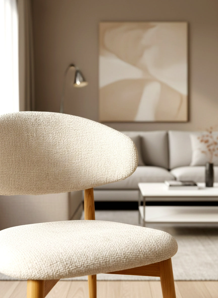 Chaise Jaspe Naturel & White L'Empreinte