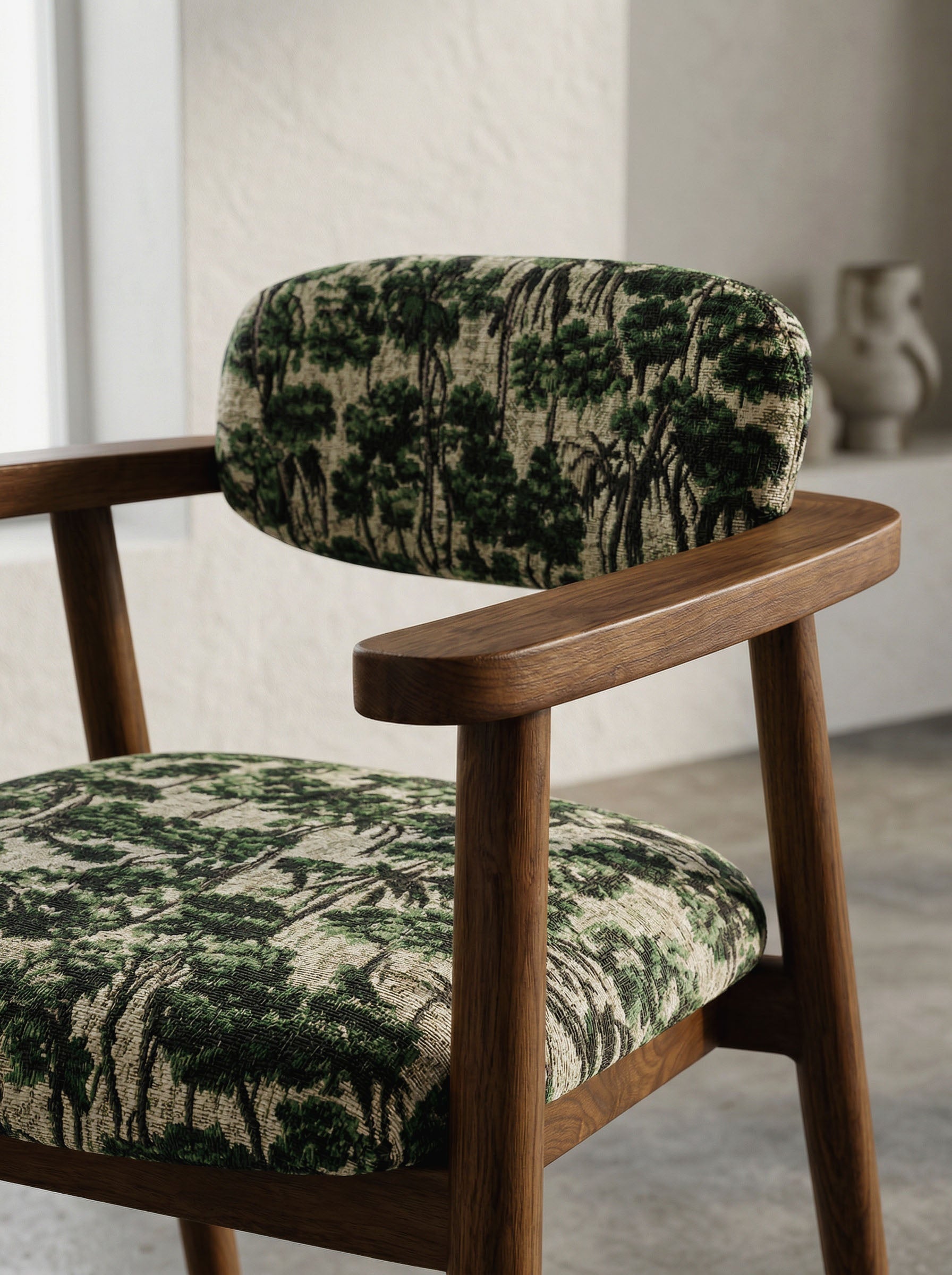 Chaise FOREST teinte noyer