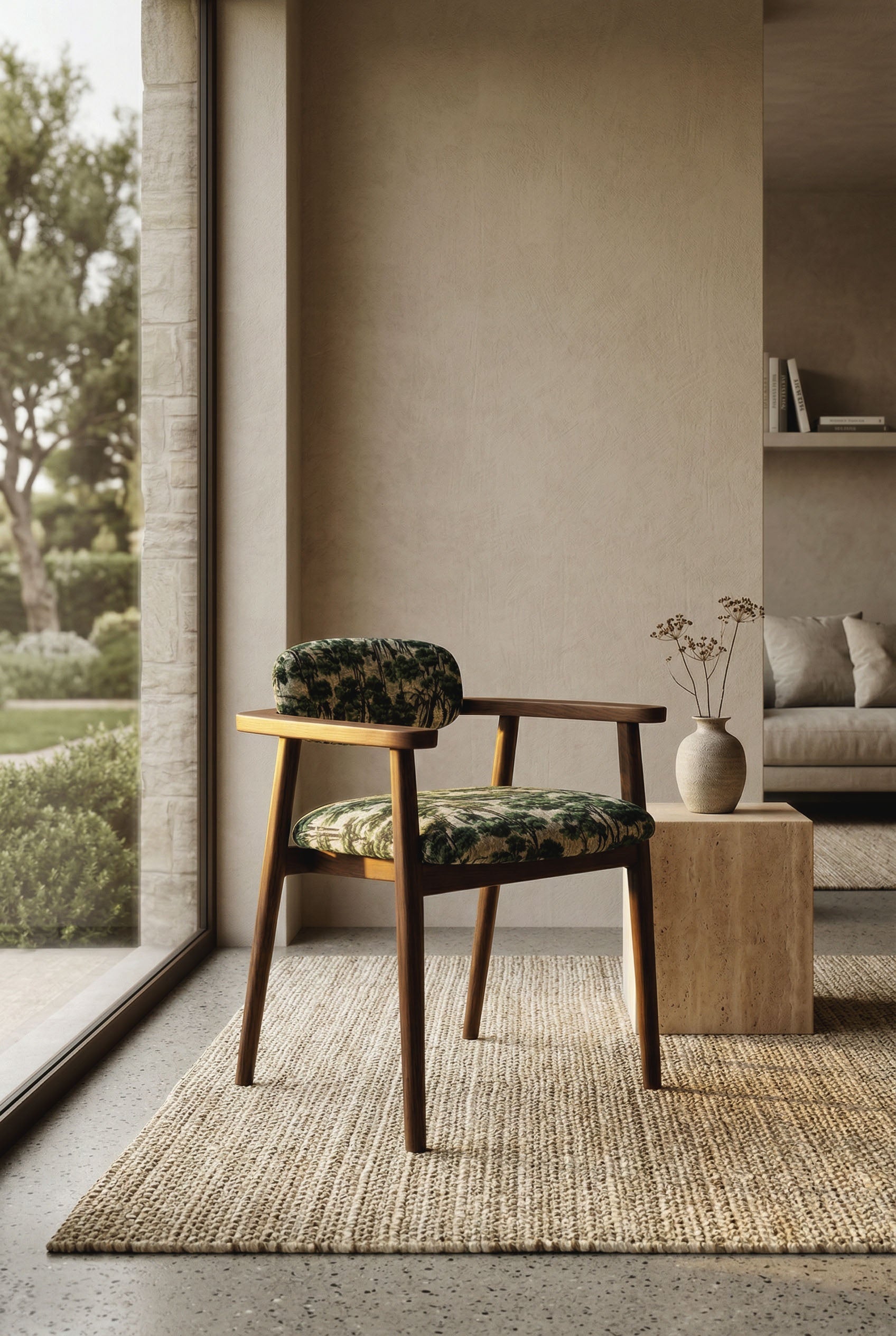 Chaise FOREST teinte noyer