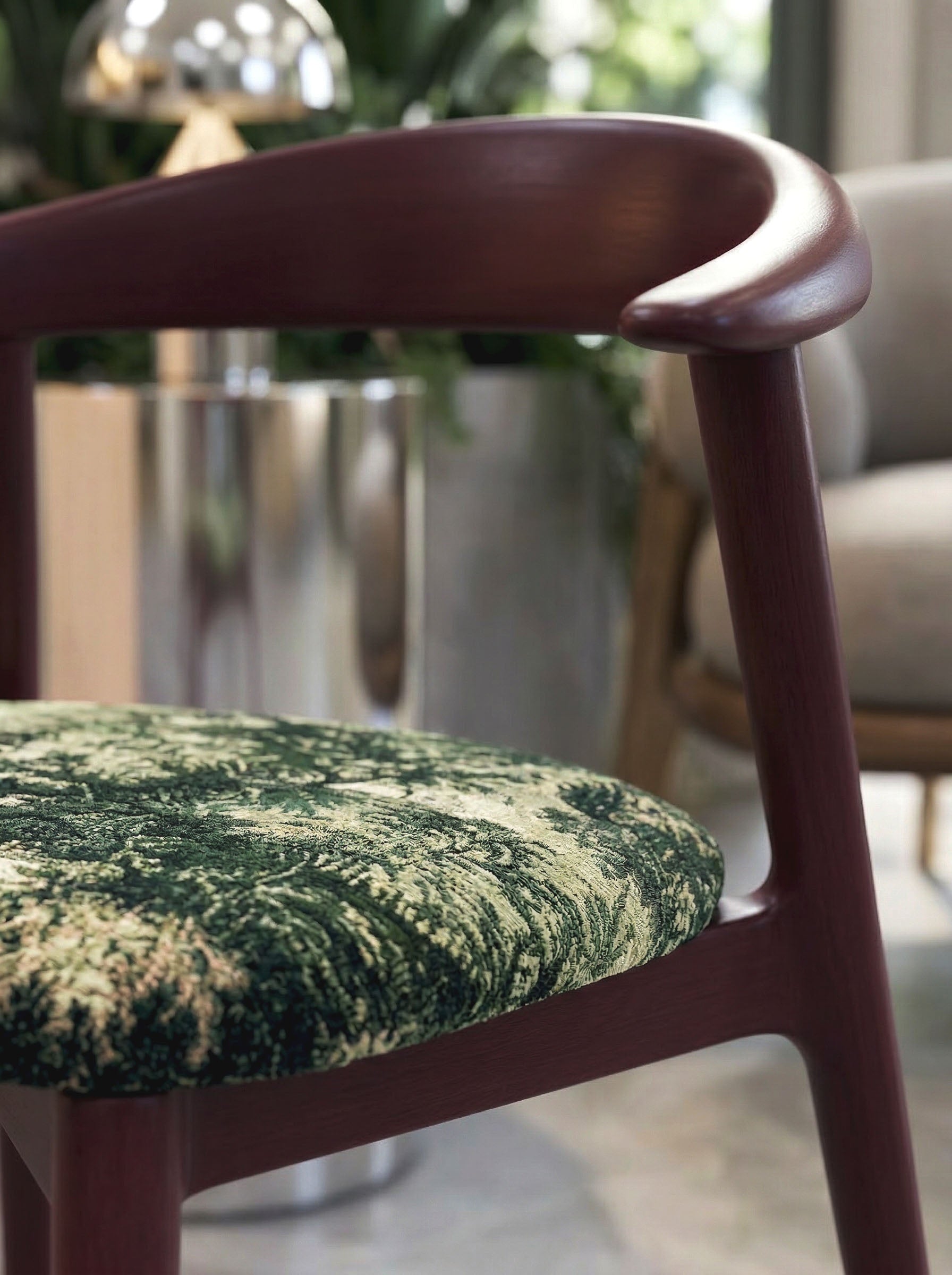 Chaise TORTUGA rouge grenat homa home