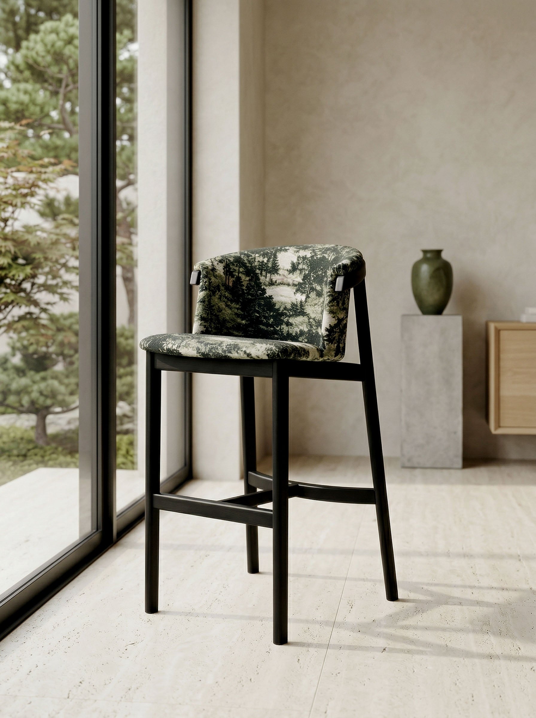 Tabouret TORTUGA Black homa home
