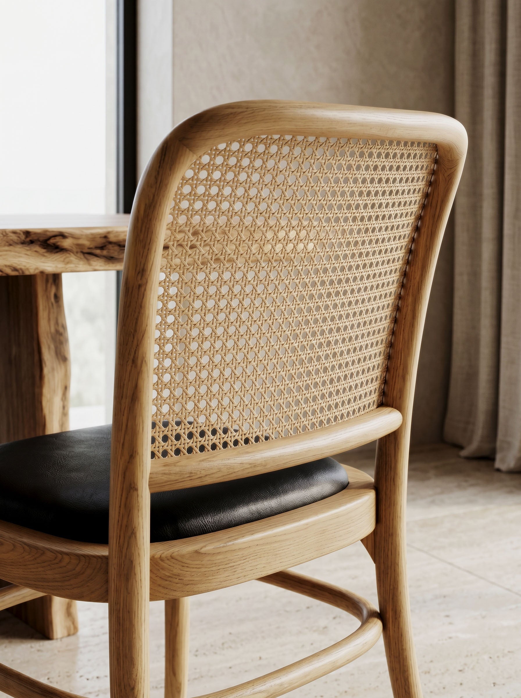 Chaise Cannage Cassidy Natural homa home