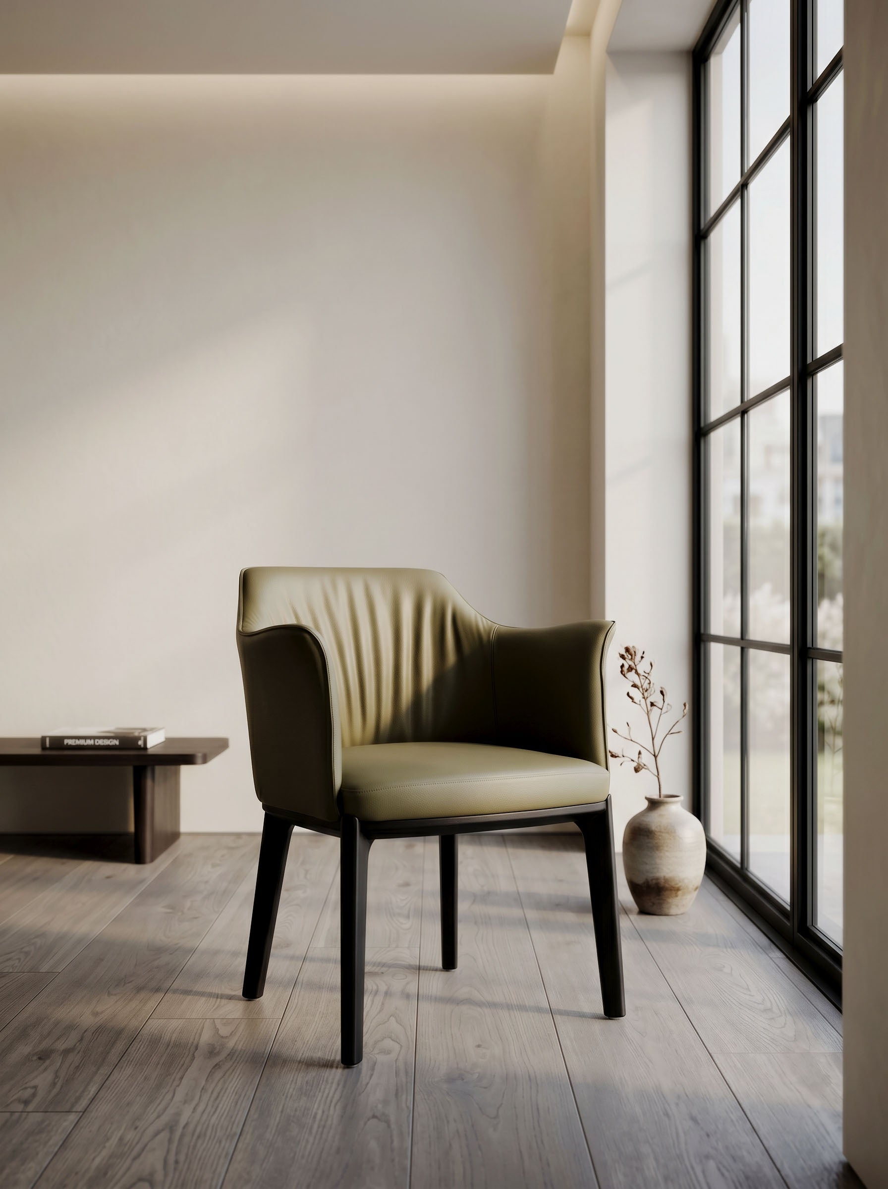 Fauteuil bridge kaki homa home