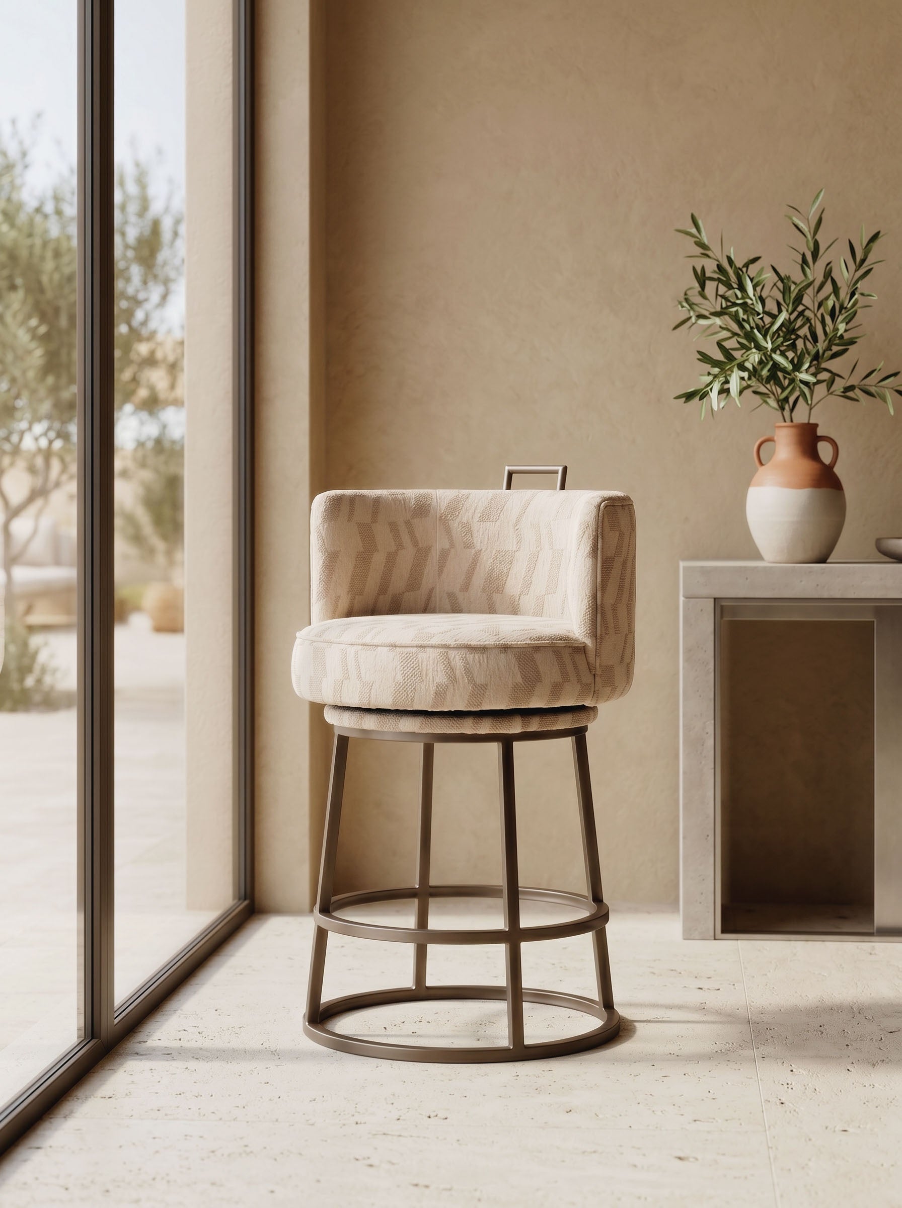 Tabouret DANA Beige L'Empreinte