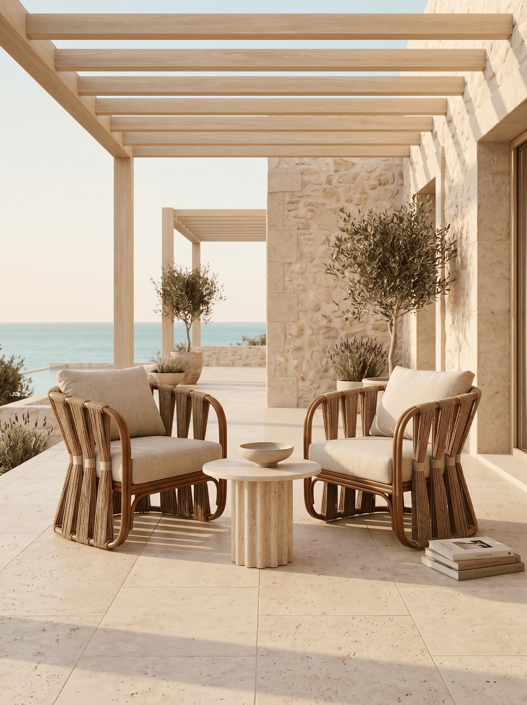 Fauteuil sablier tressé homa home