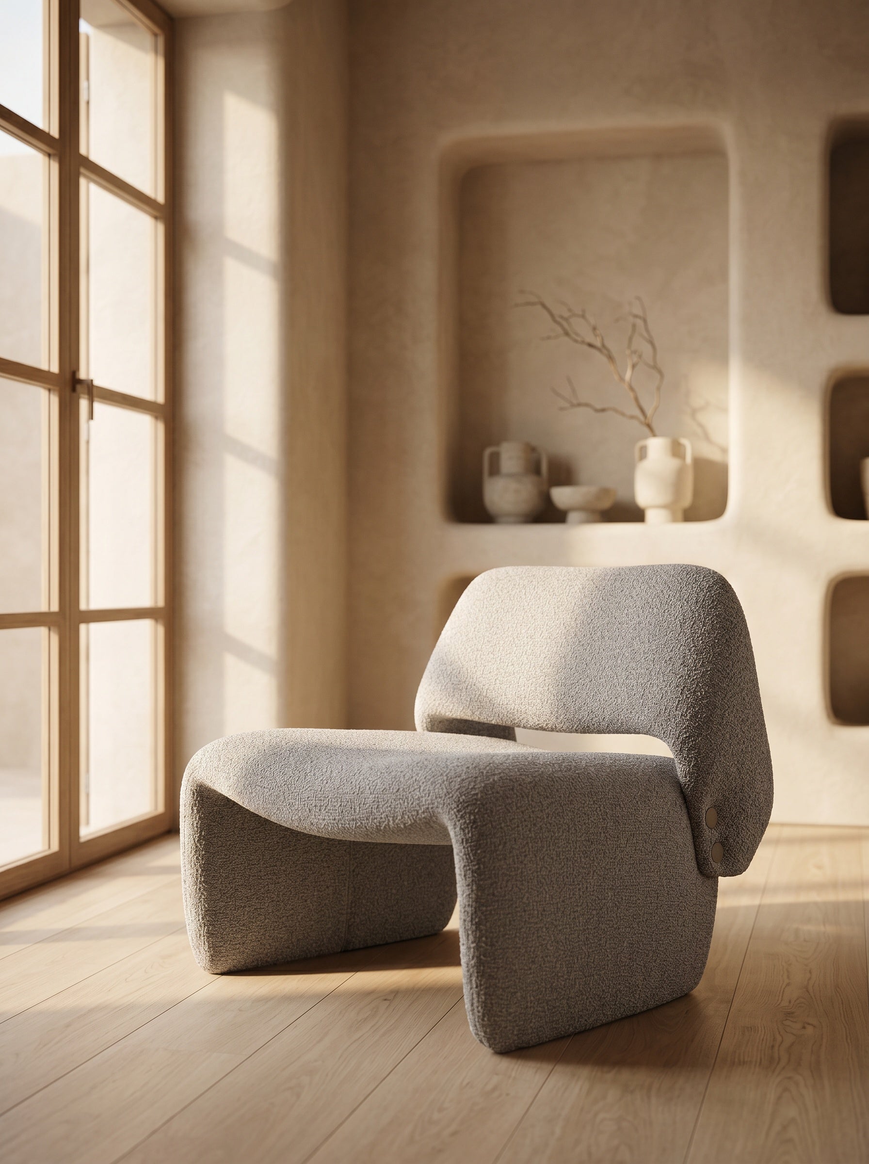 Fauteuil ROMA bouclette homa home