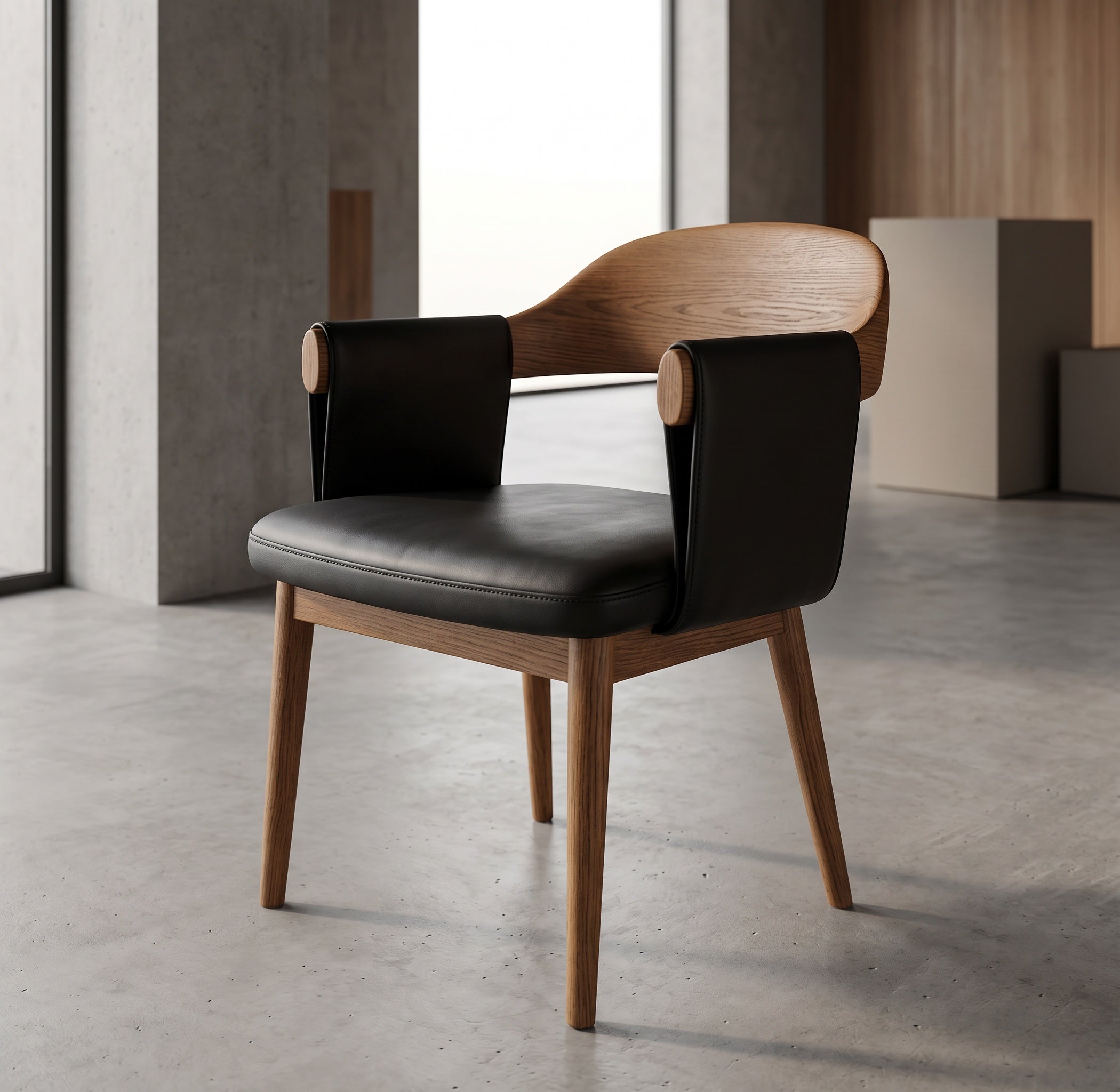 Chaise Lythos cuir homa home