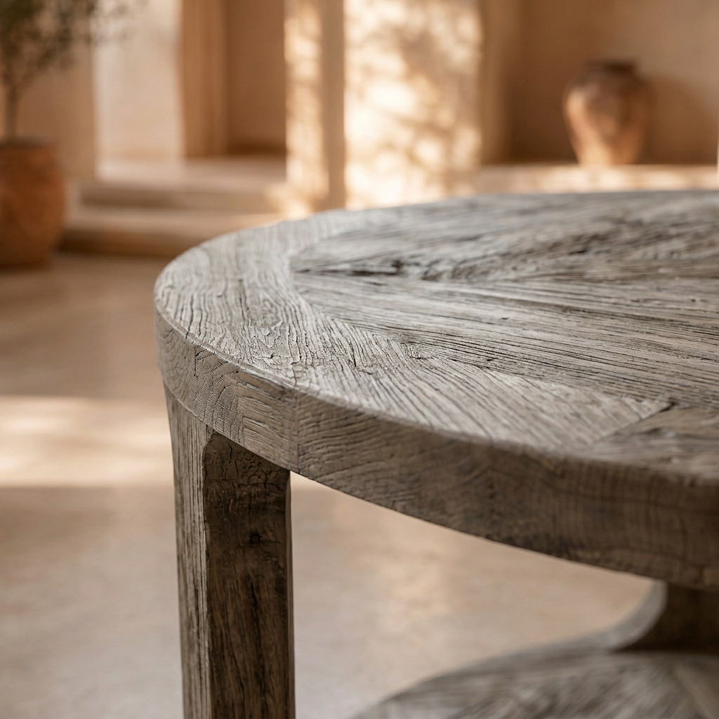 Table basse en Orme Ø 60 cm homa home