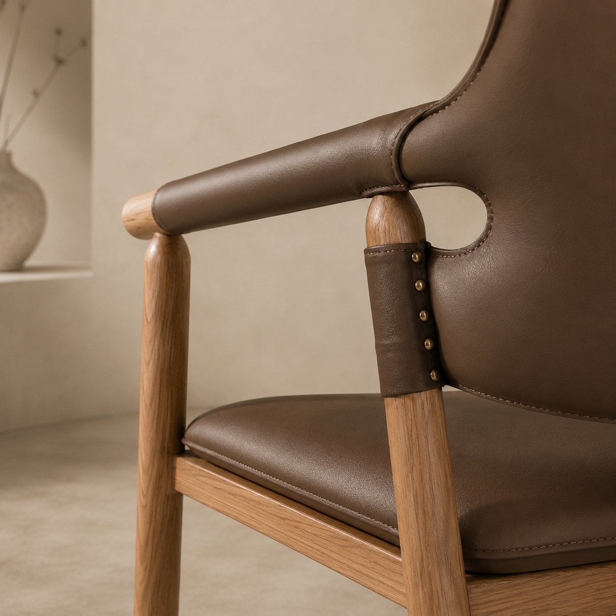 Chaise AARHUS Chocolat homa home