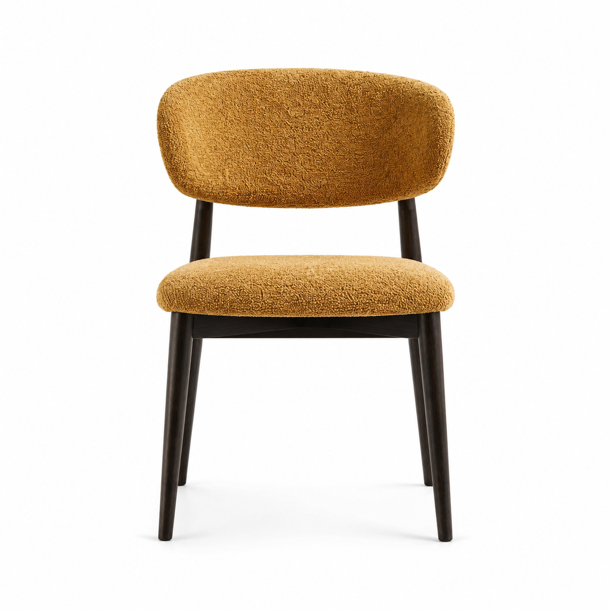 Chaise Jaspe Jaune et bois noir homa home