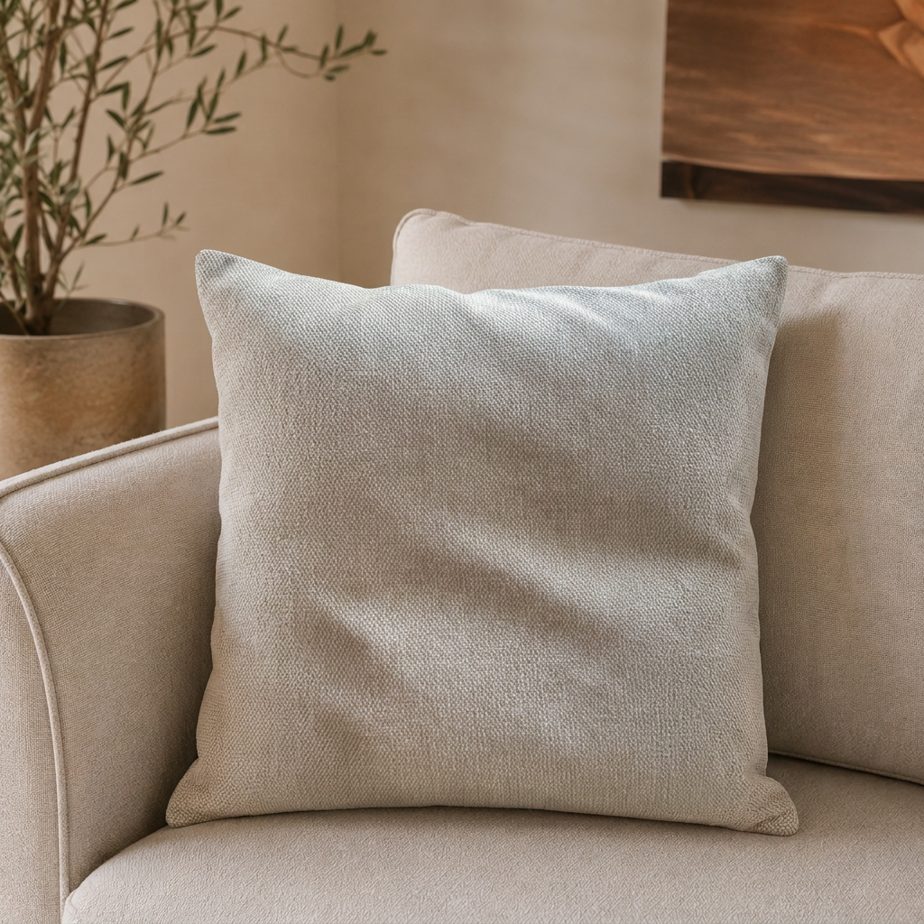 Coussin ALBA Beige texturé 50 × 50 Homa Home