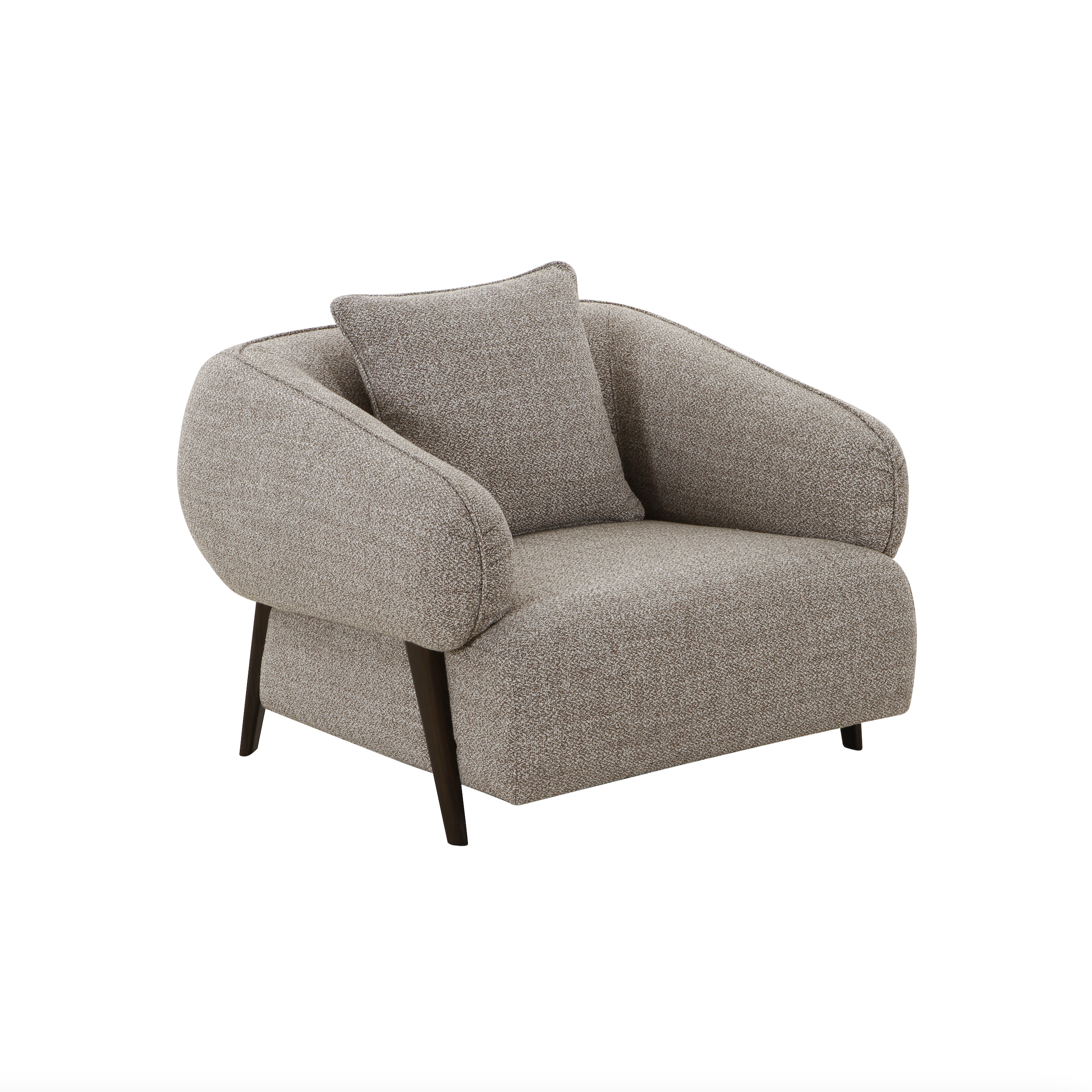 FAUTEUIL MILANO 1 PLACE GREIGE homa home