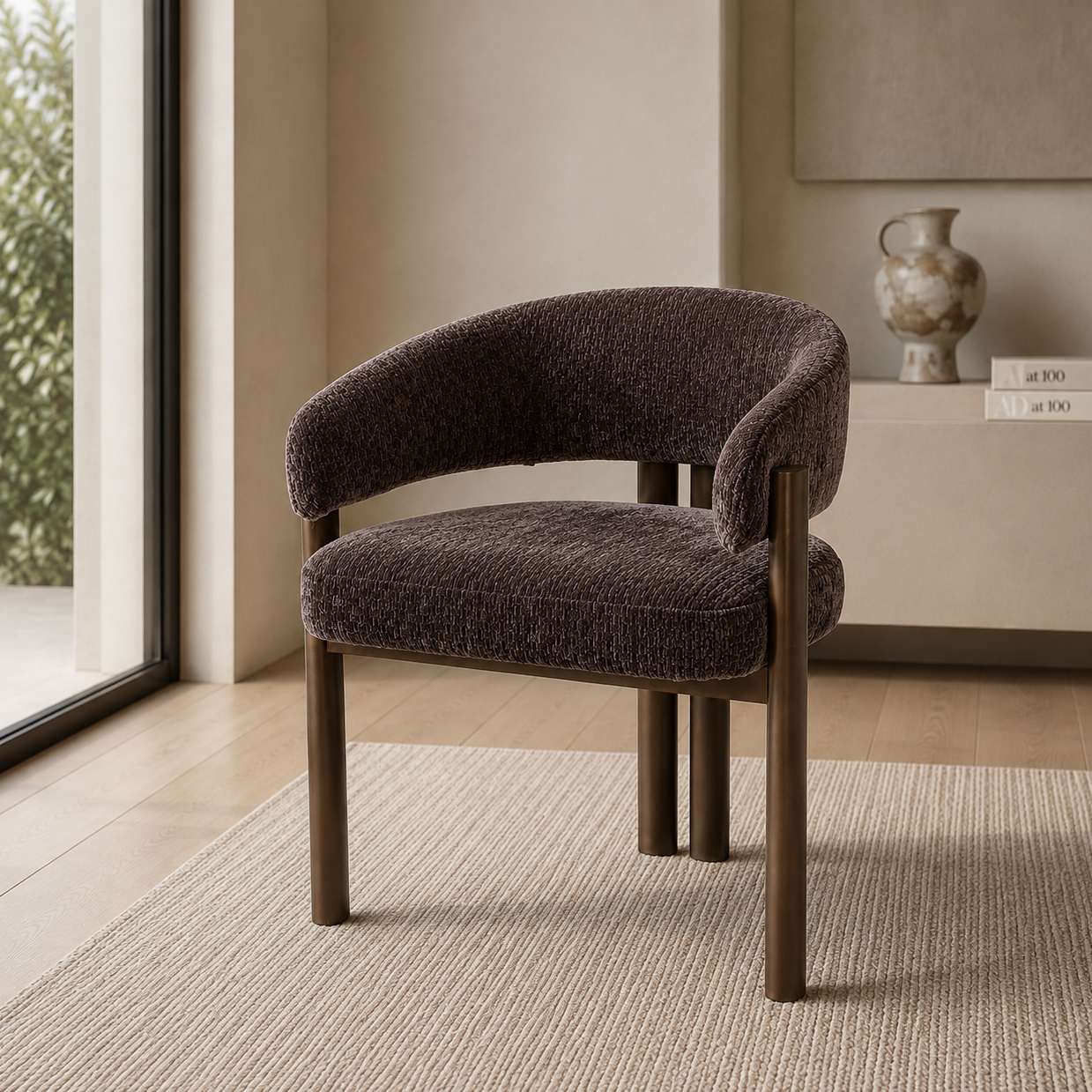 Chaise Ninon Marron L'Empreinte