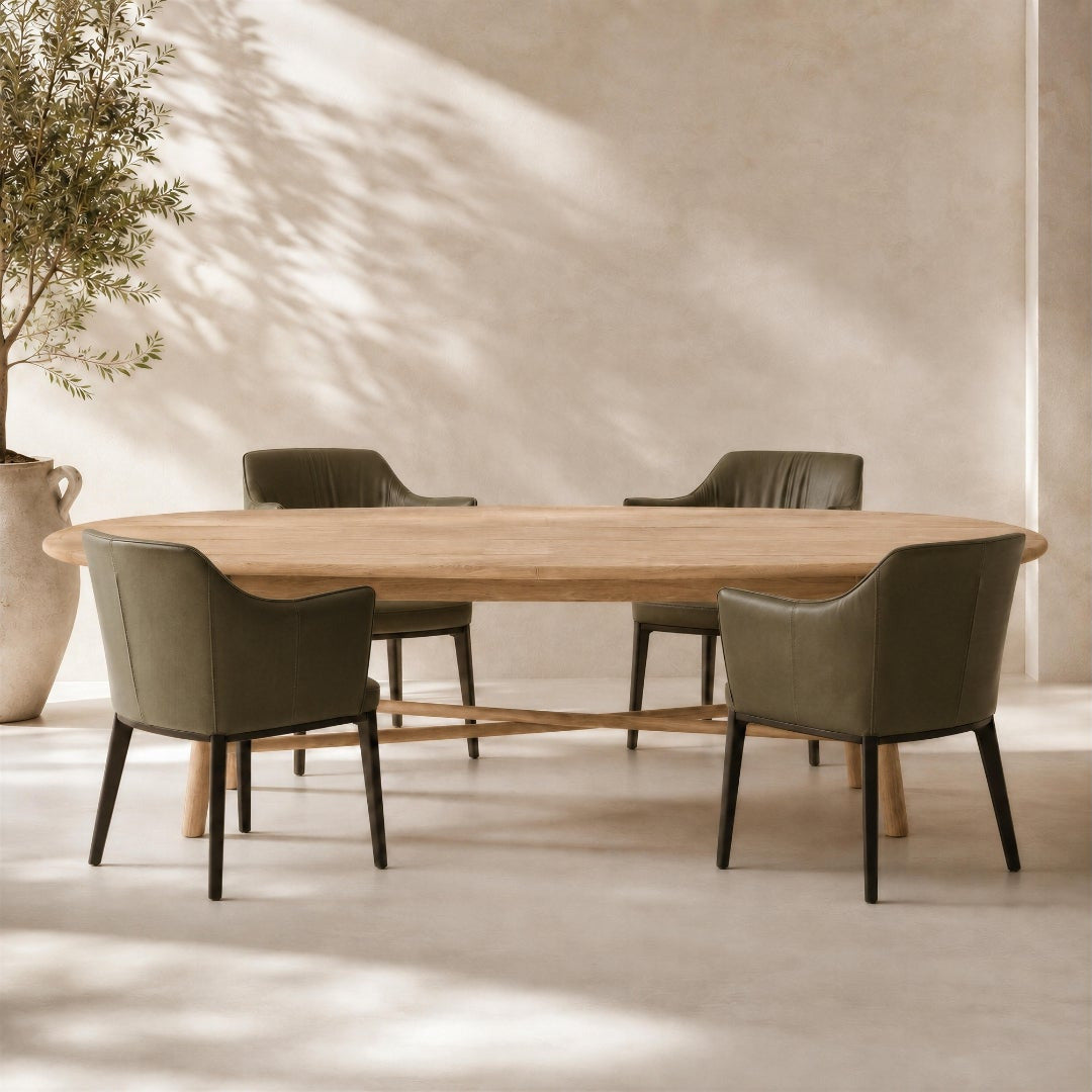 Table de repas ONTARIO en bois massif 300 cm homa home