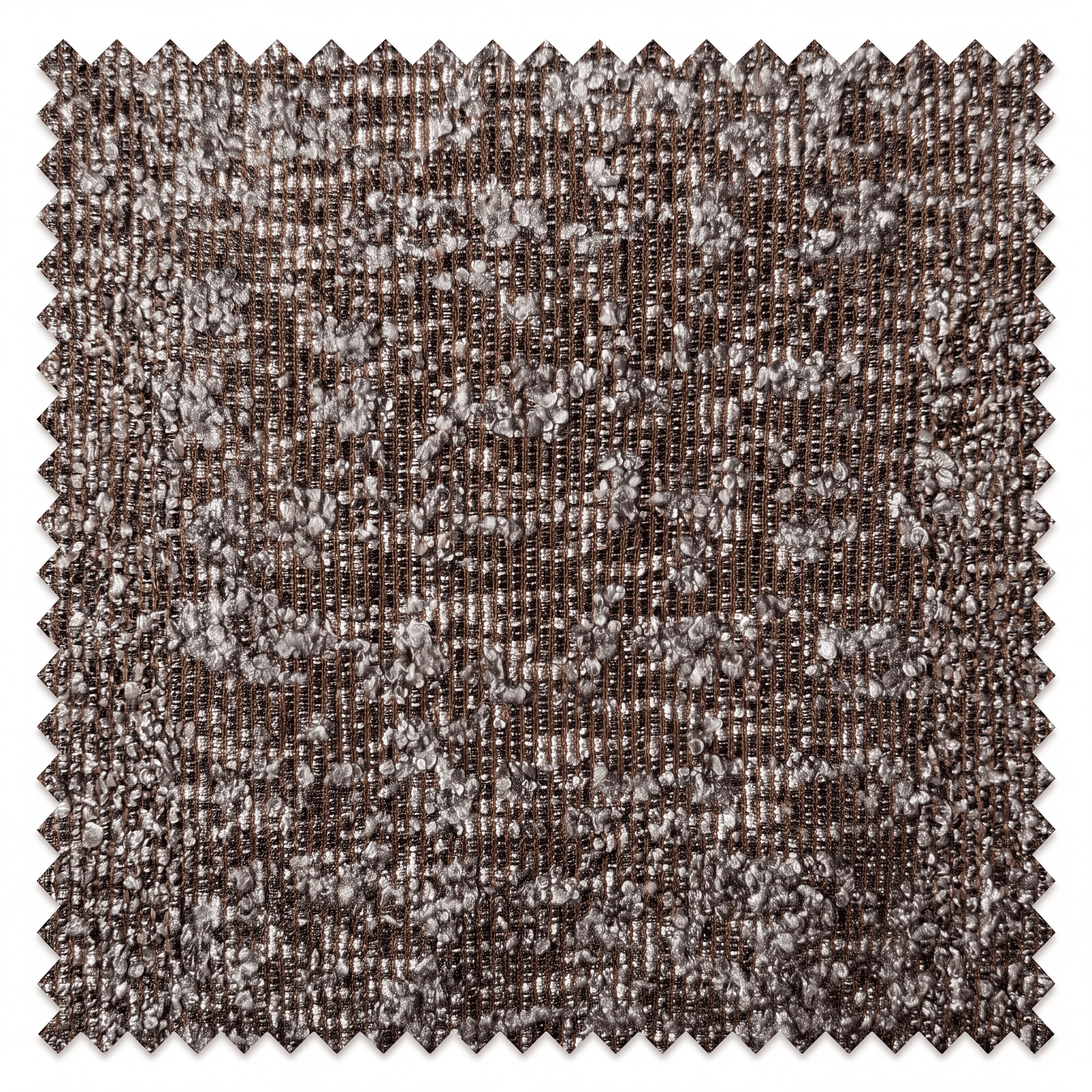 Canapé ROMA velours beige et surcoussins bouclette marron Homa Home