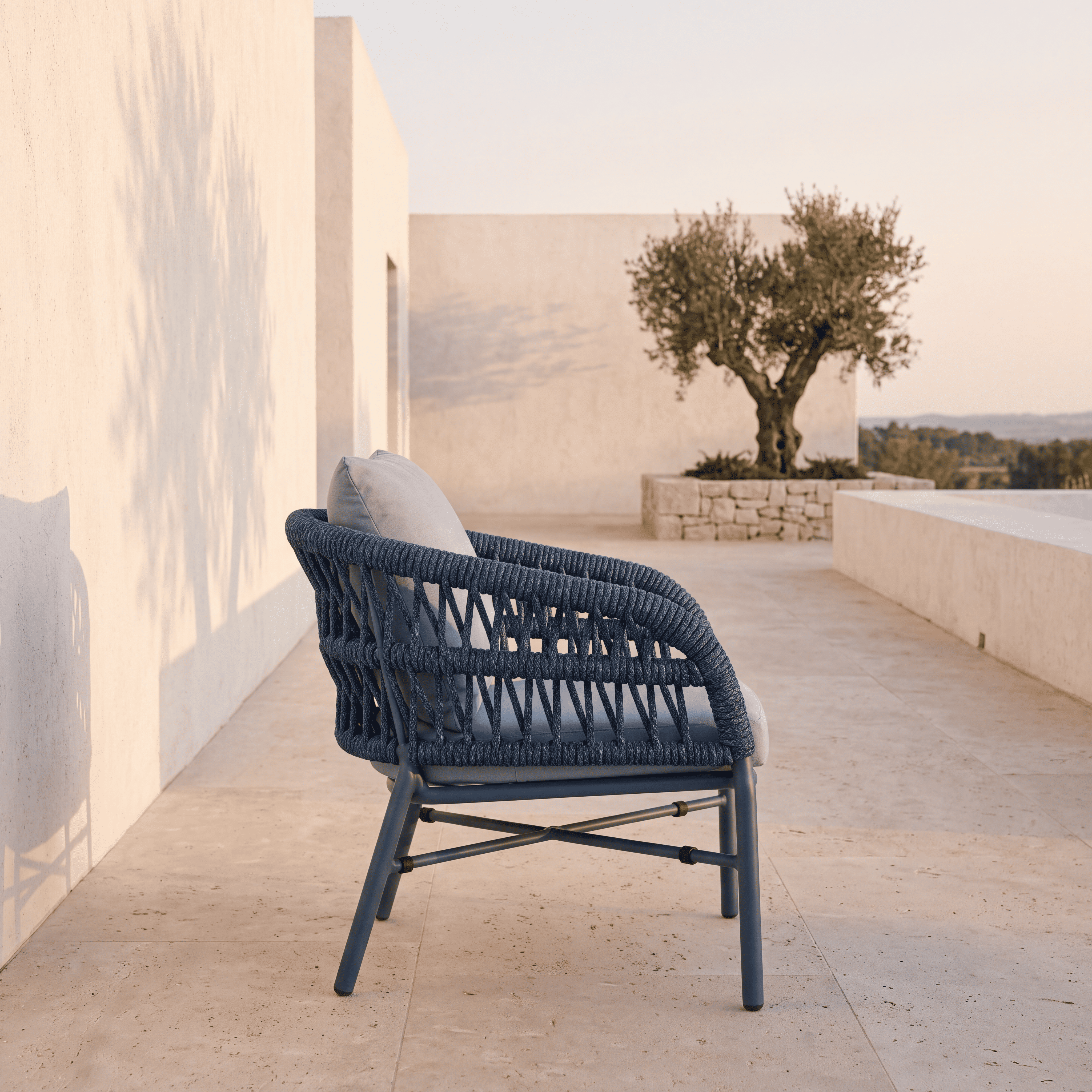 Fauteuil Holly Bleue homa home