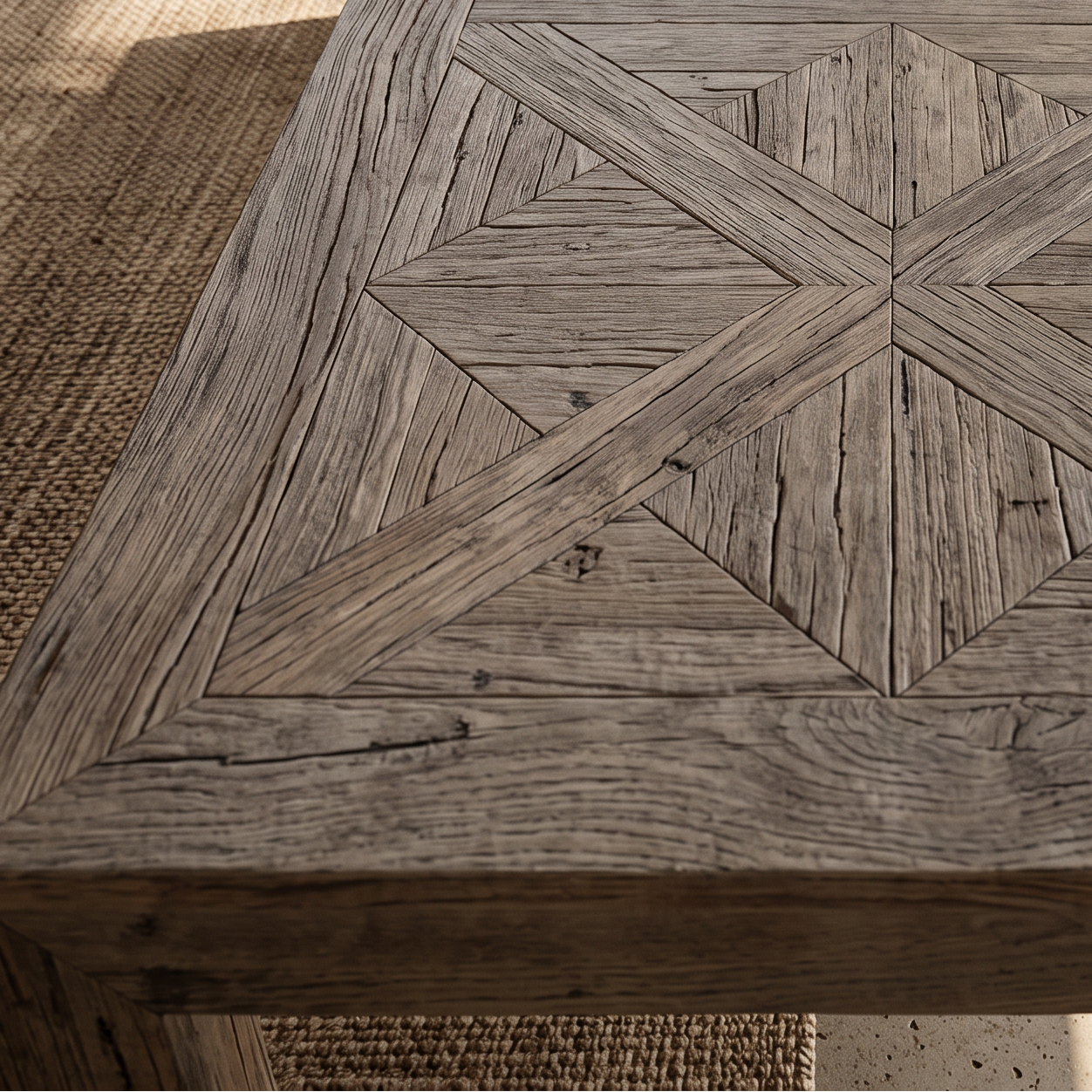 Table basse rectangulaire en orme MIA homa home