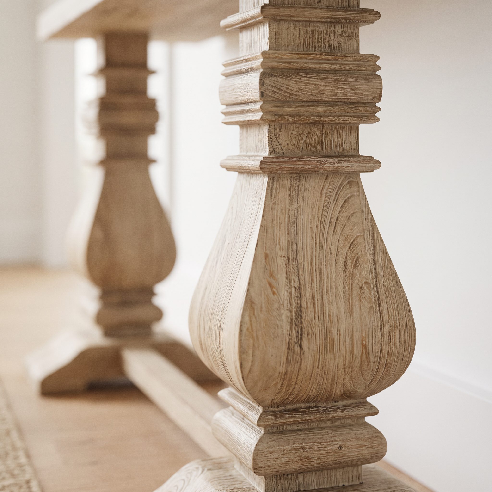 Console double colonne Teck homa home