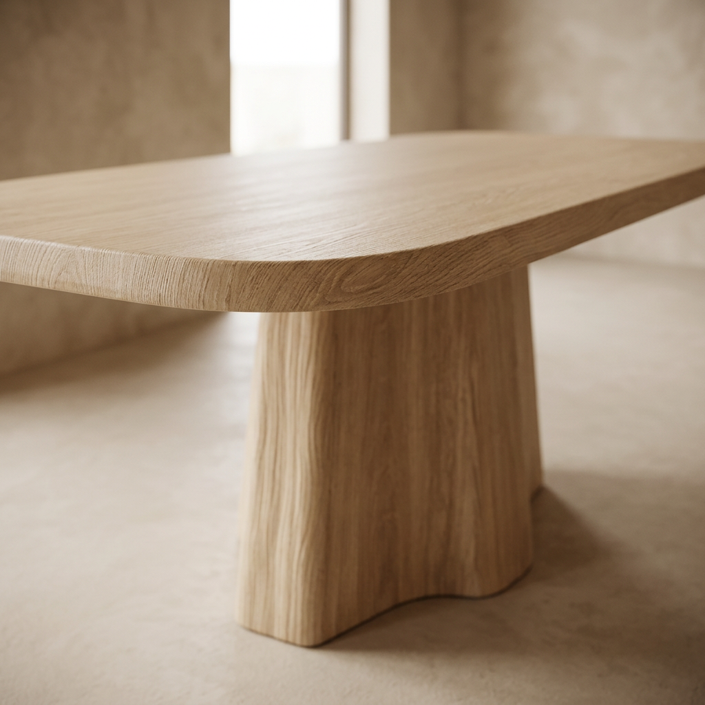 Table à manger Osaka en Orme clair 240 × 120 cm
