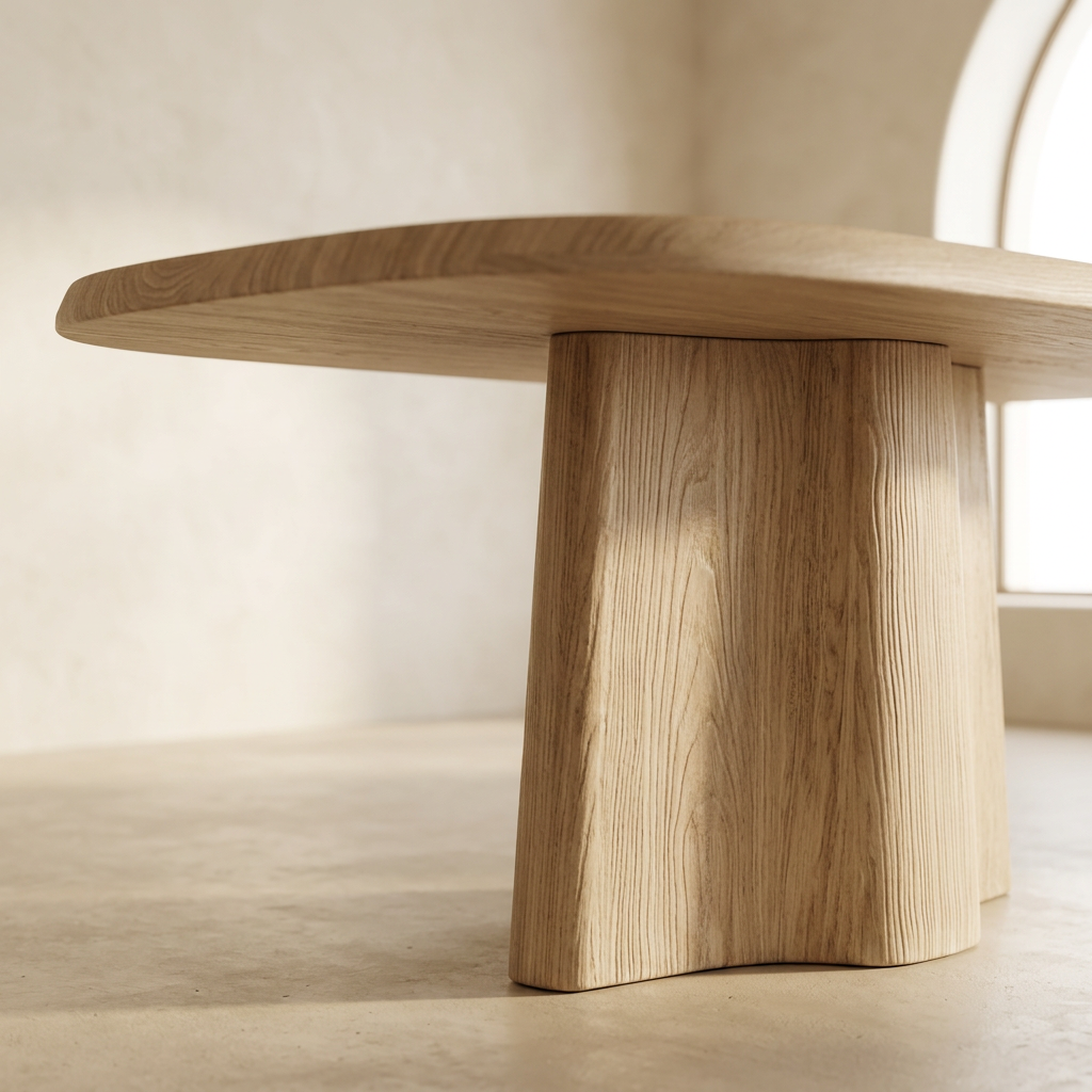 Table à manger Osaka en Orme clair 240 × 120 cm